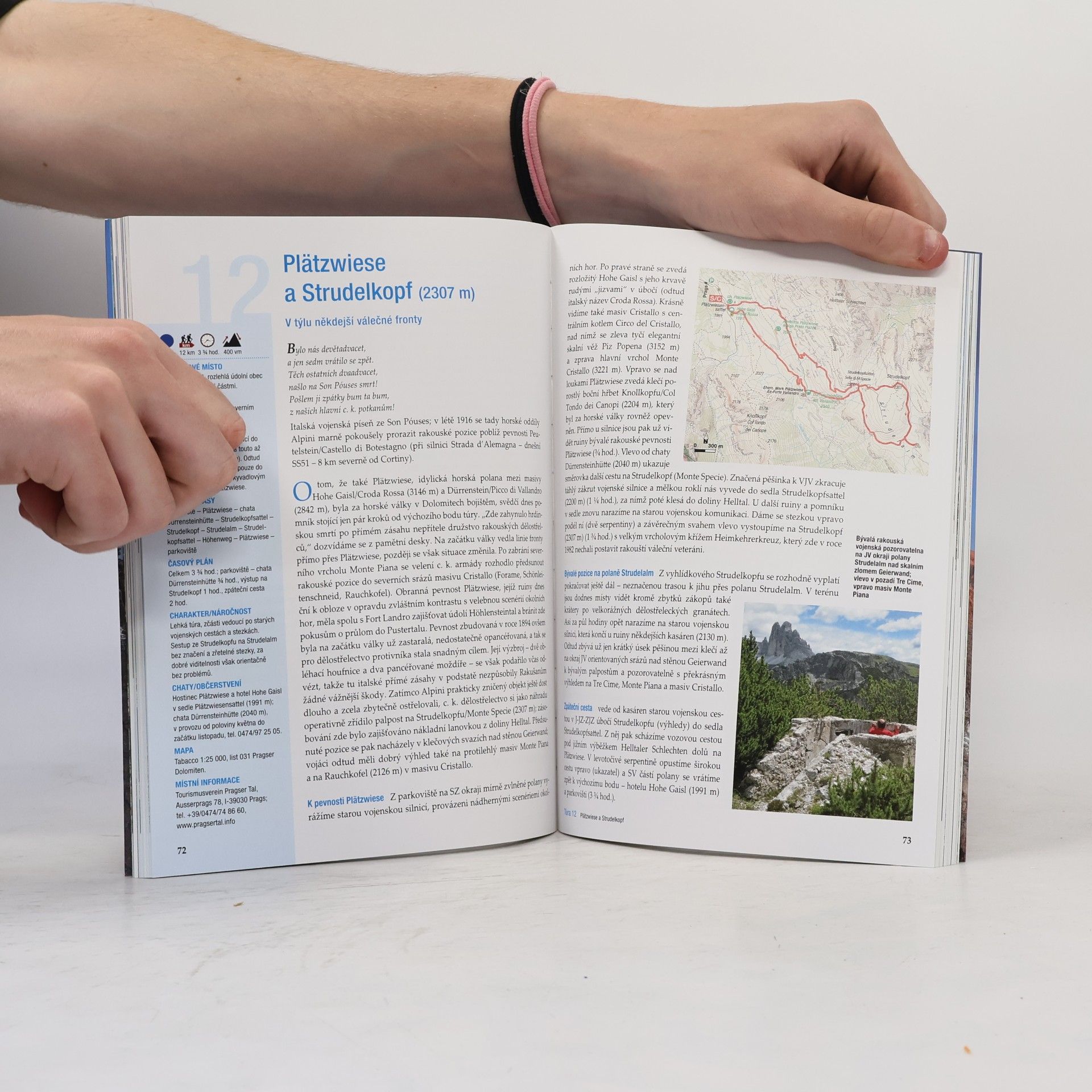 Eugen E. Hüsler Vojenské stezky v Dolomitech - 30 neobyčejných túr, Historická fakta a zajímavosti (GPS tracky ke stažení)