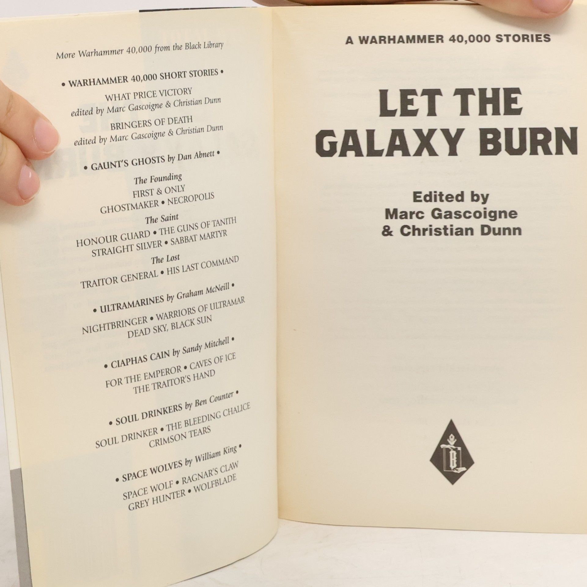 Dan Abnett Warhammer 40,000: Let the Galaxy Burn