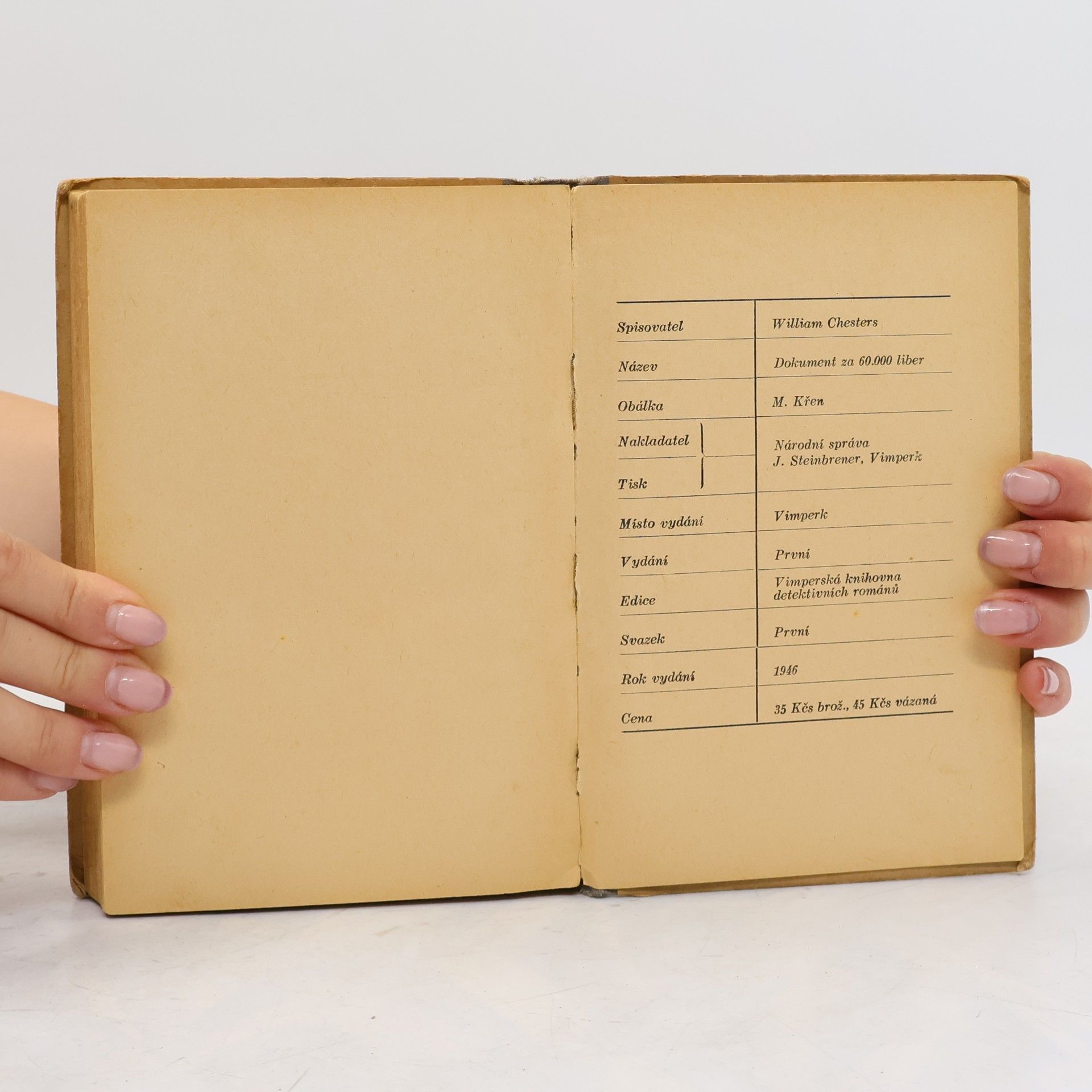 William Chesters Dokument za 60.000 Liber