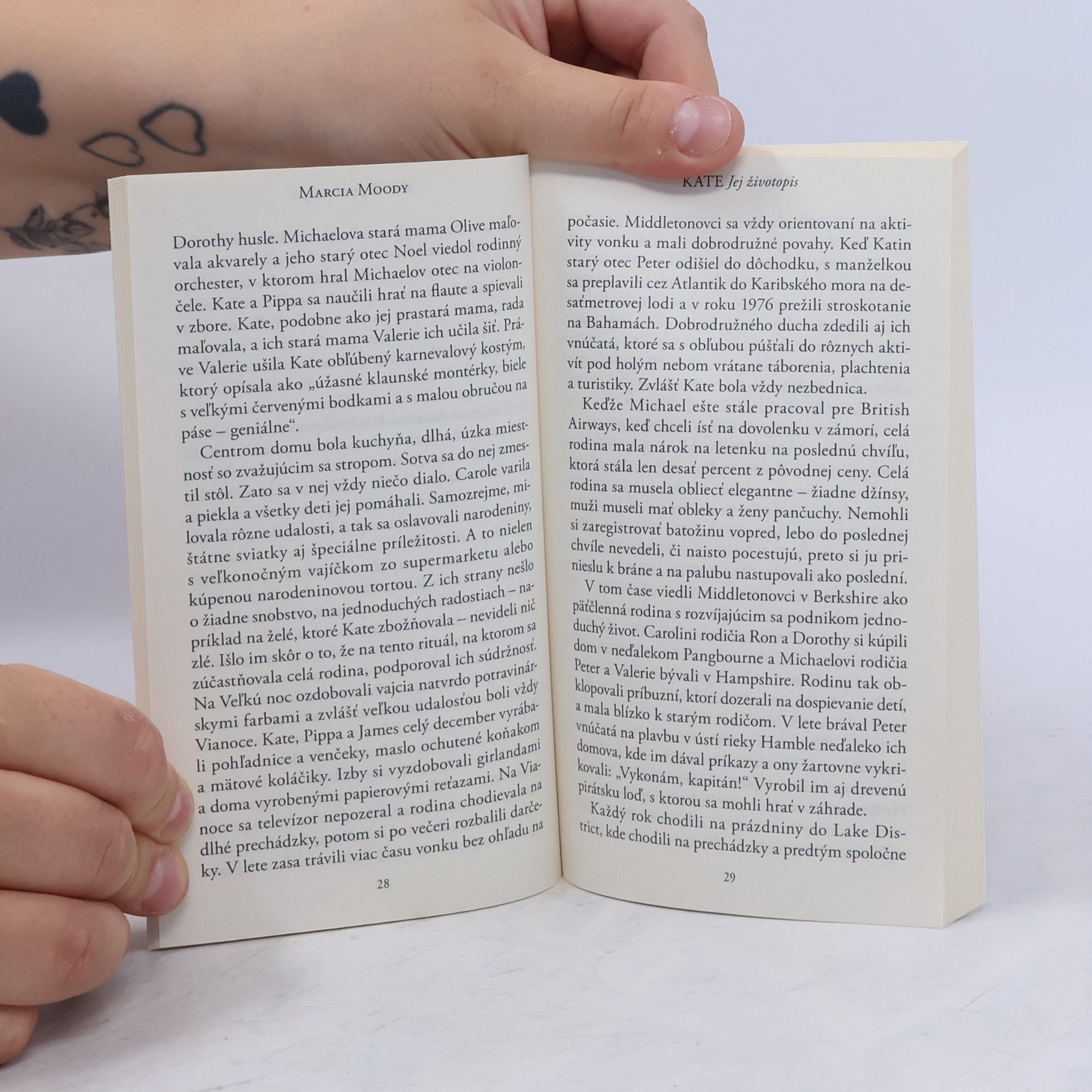 Marcia Moody Kate: Jej životopis, 1. časť
