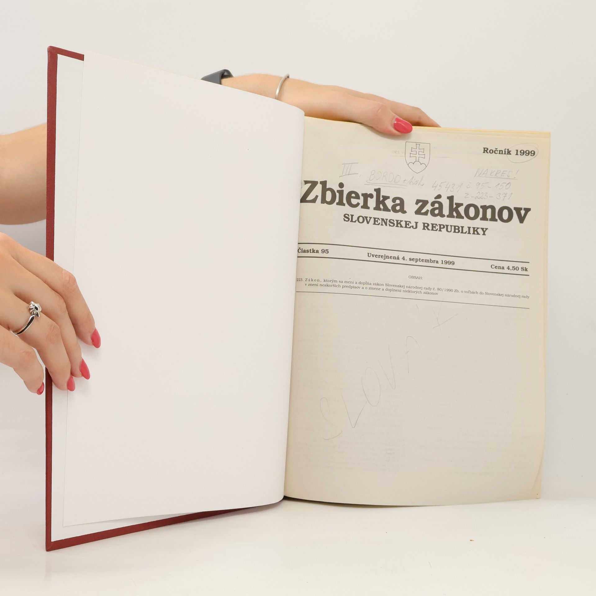 Kolektív autorov Zbierka zákonov SR 1999 III.