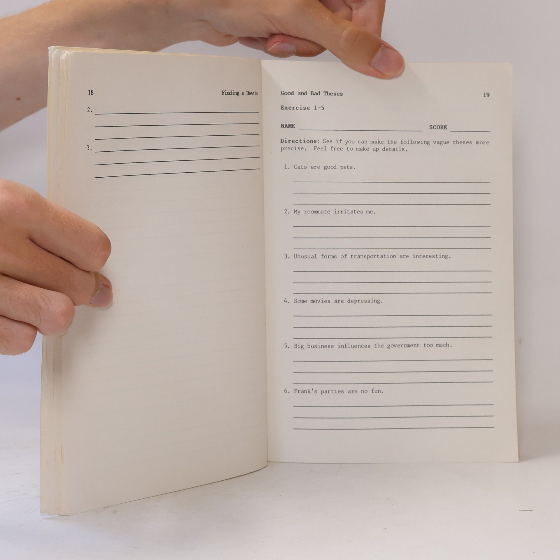 Susan Day Writer's Workbook