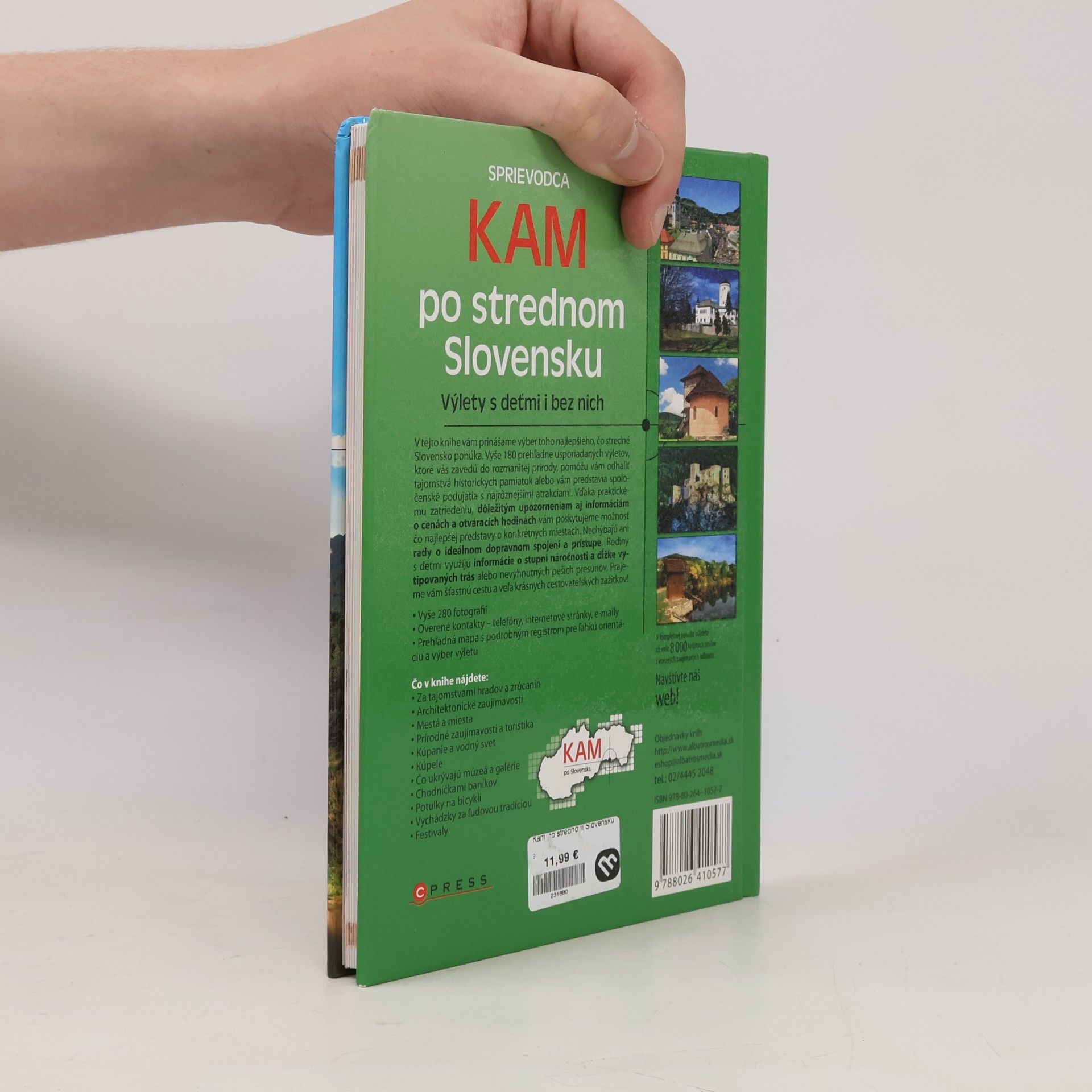 Andrea Podzimková Kam po strednom Slovensku - výlety s deťmi i bez nich