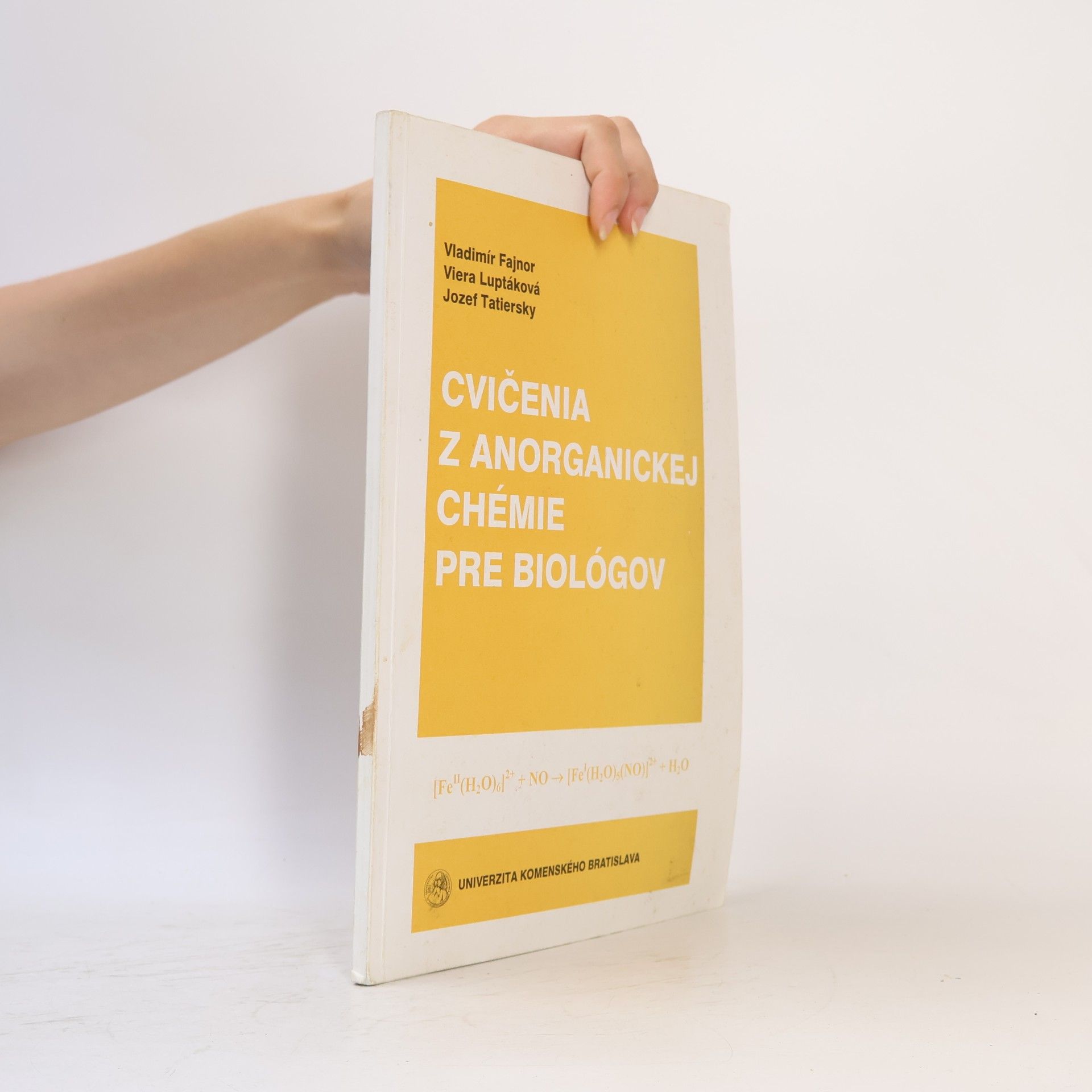 Cvičenia z anorganickej chémie pre biológov