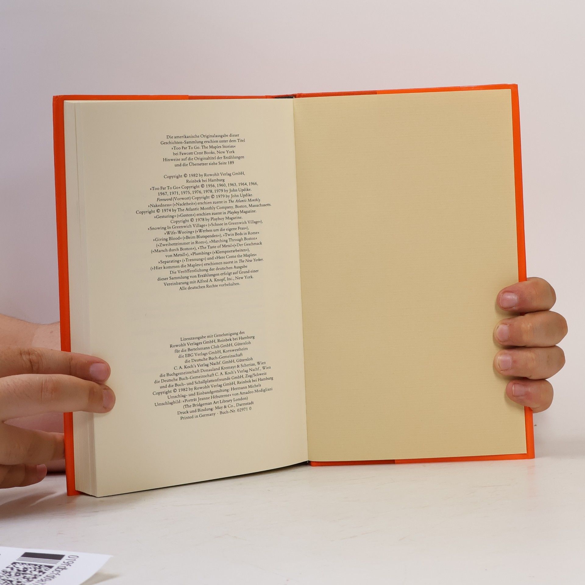 John Updike Der weite Weg zu zweit