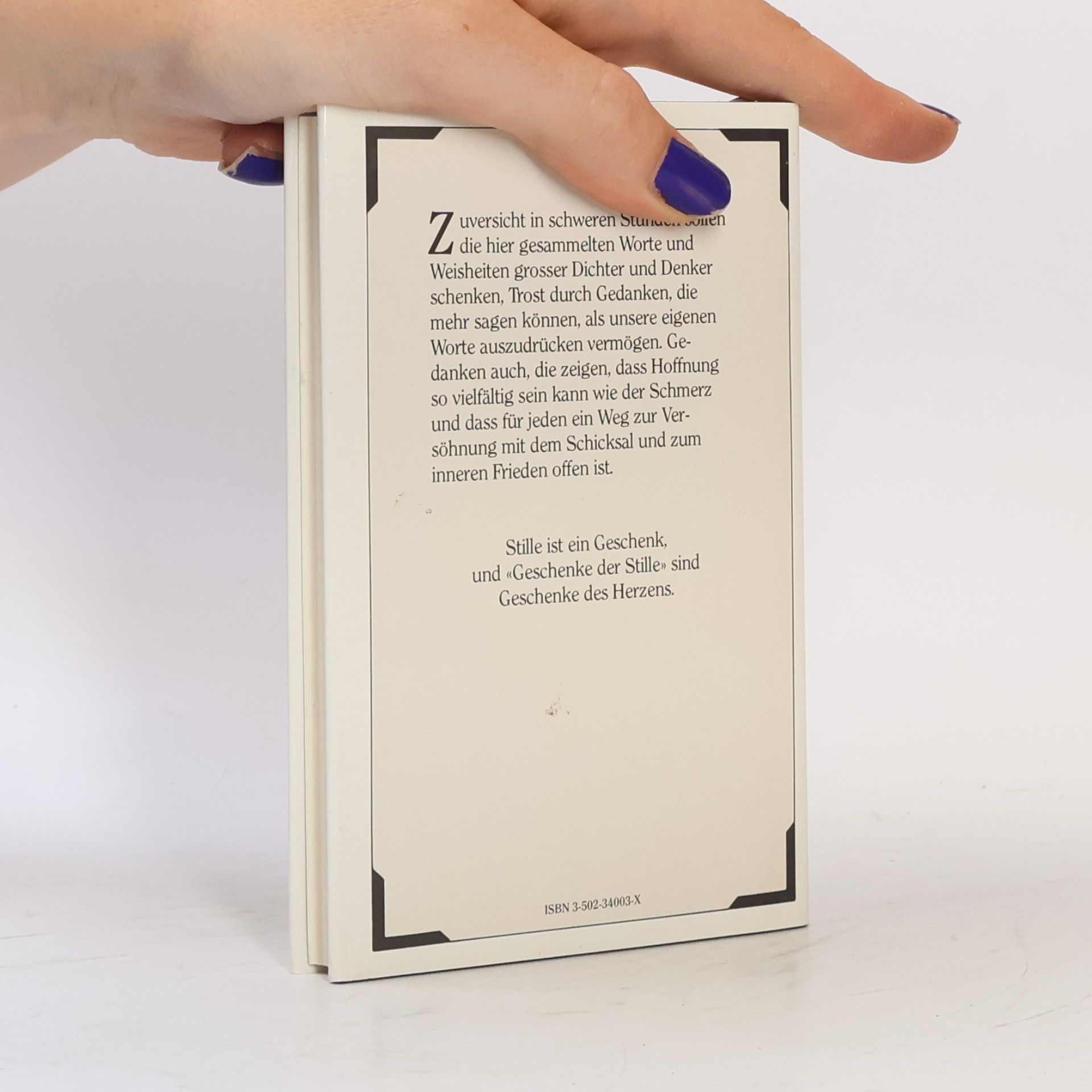 Autores varios Gedanken des Trostes