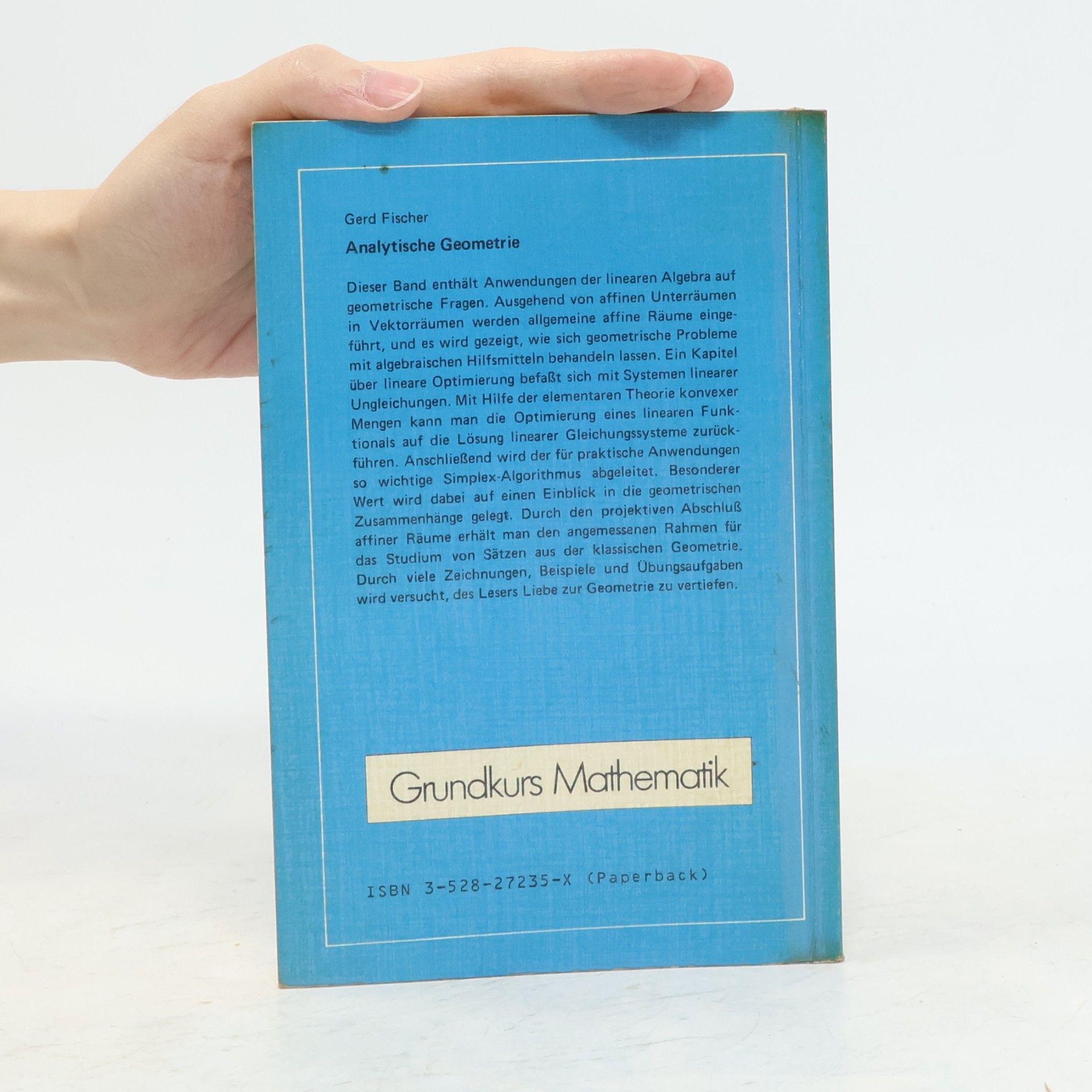 Gerd Fischer Analytische Geometrie