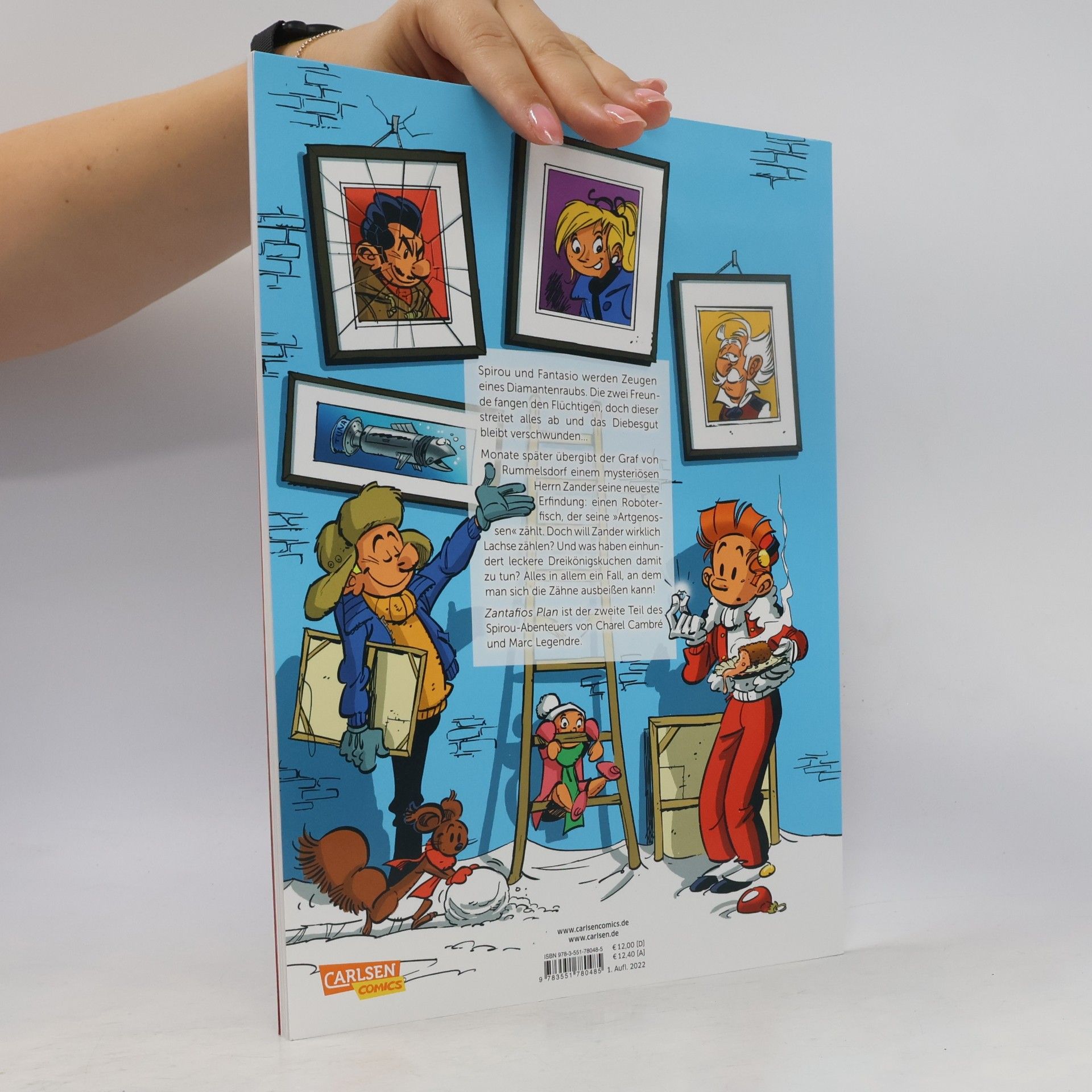 Marc Legendre Spirou und Fantasio Spezial 37: Zantafios Plan
