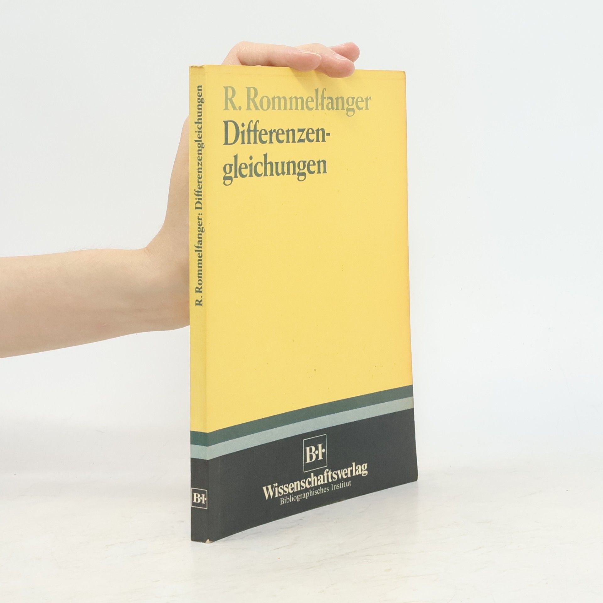 Heinrich Rommelfanger Differenzengleichungen