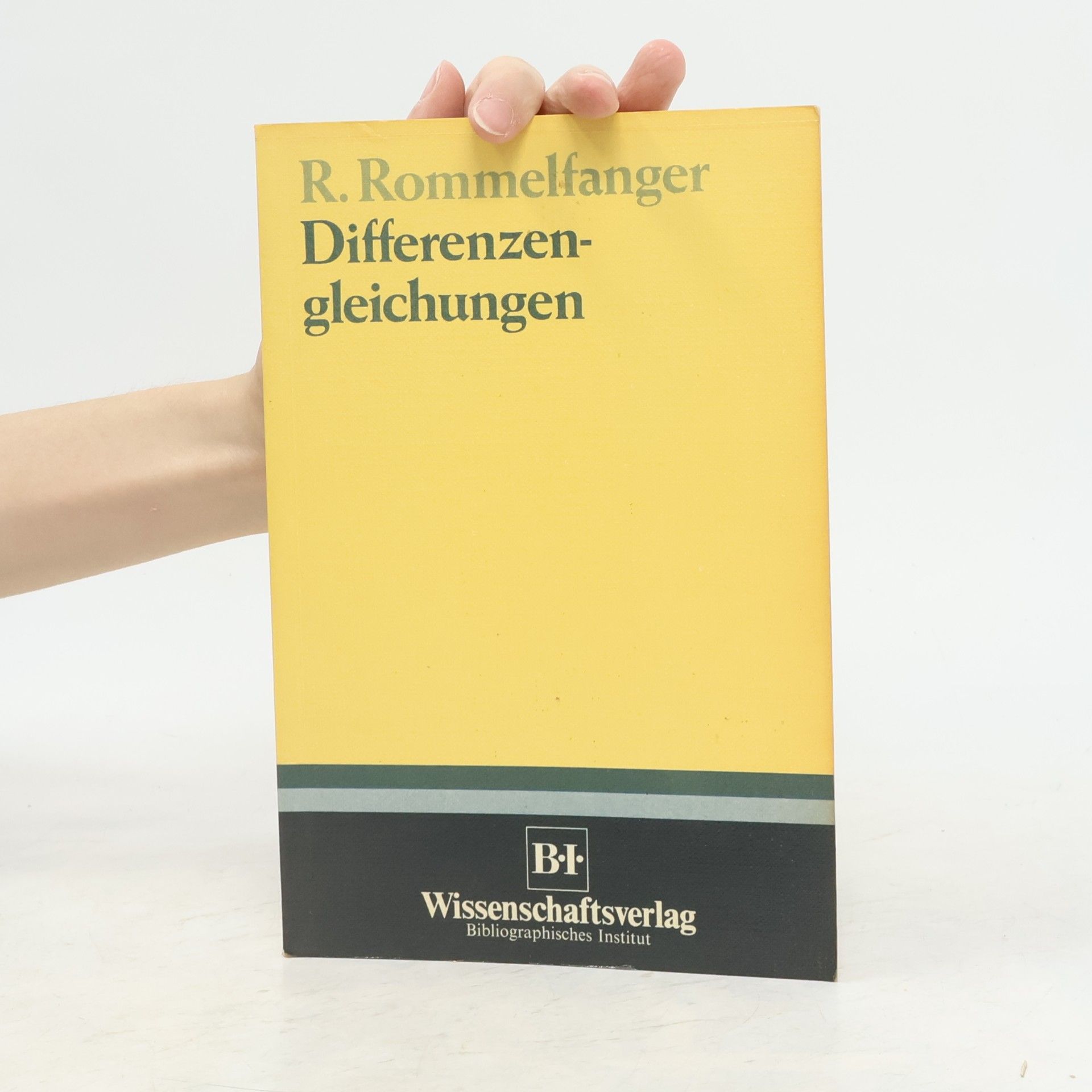 Heinrich Rommelfanger Differenzengleichungen