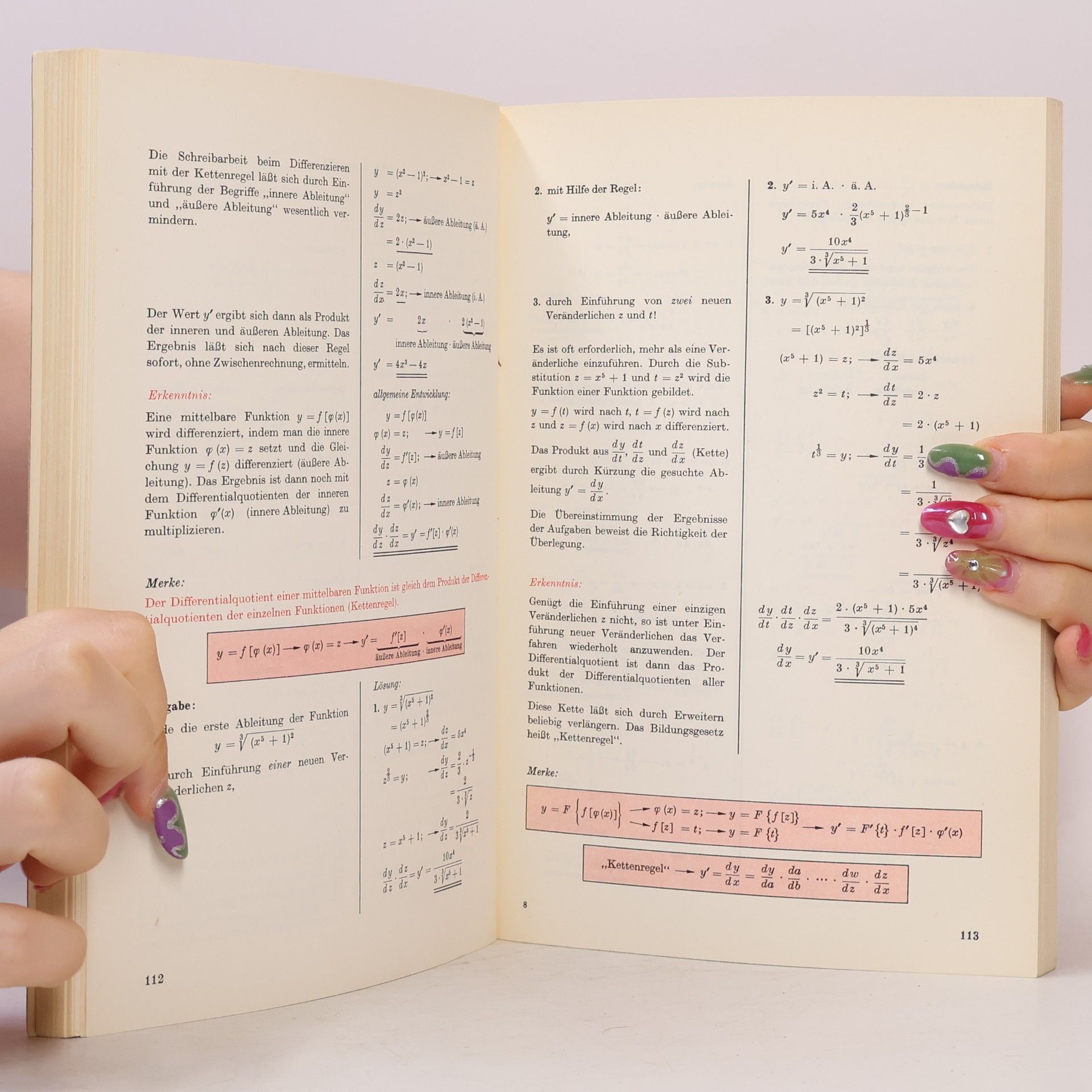 Autorenkollektiv Mathematik. Lösungsbuch zu Teil 3. Differentialrechnung