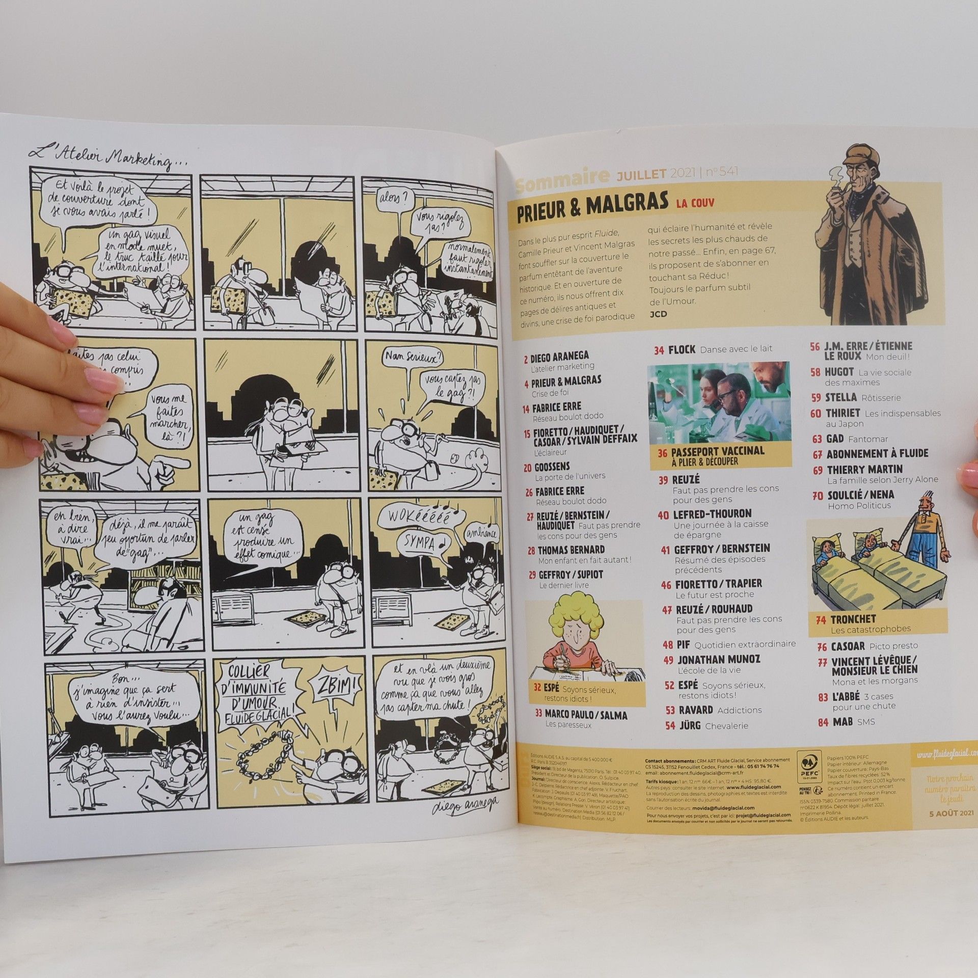 Collectif d'auteurs Fluide glacial 541