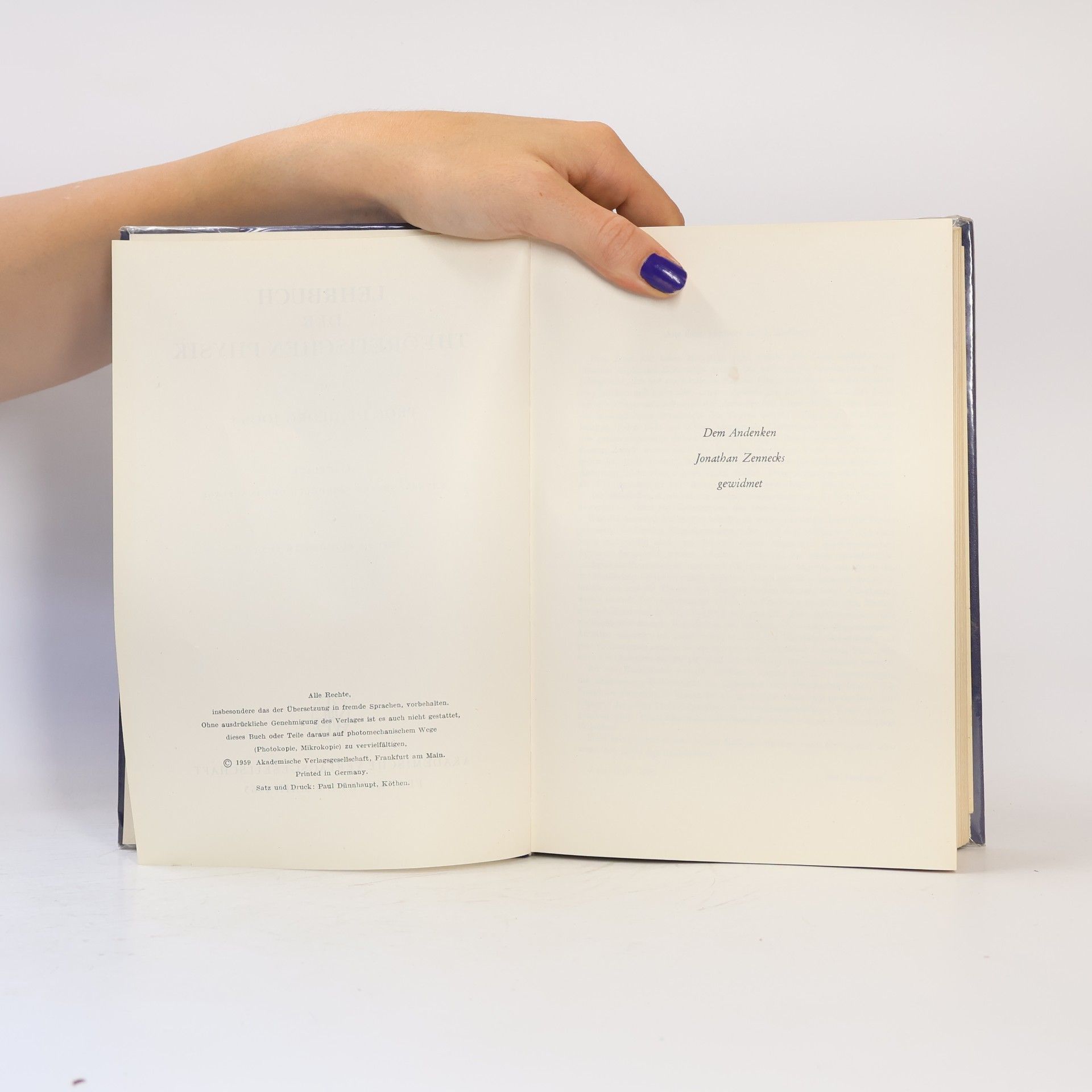 Georg Joos Lehrbuch der Theoretischen Physik