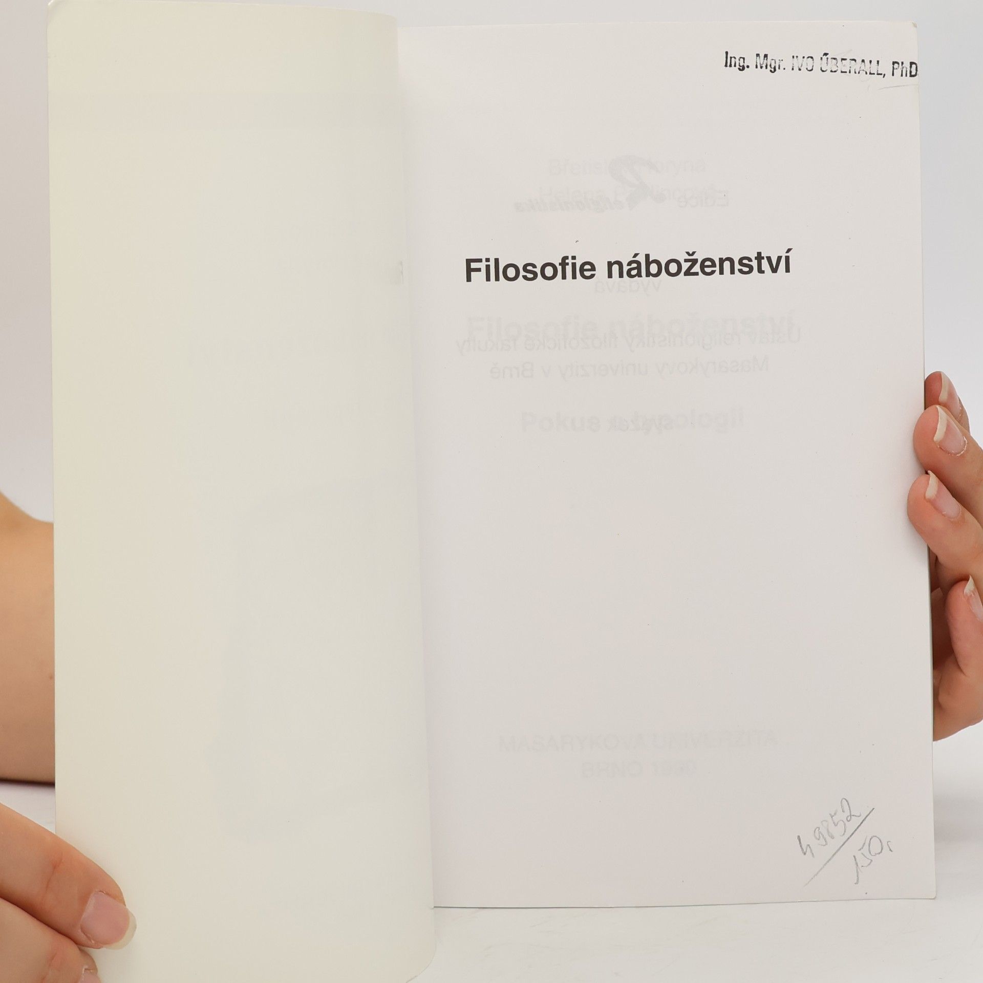 Helena Pavlincová Filosofie náboženství: Pokus o typologii