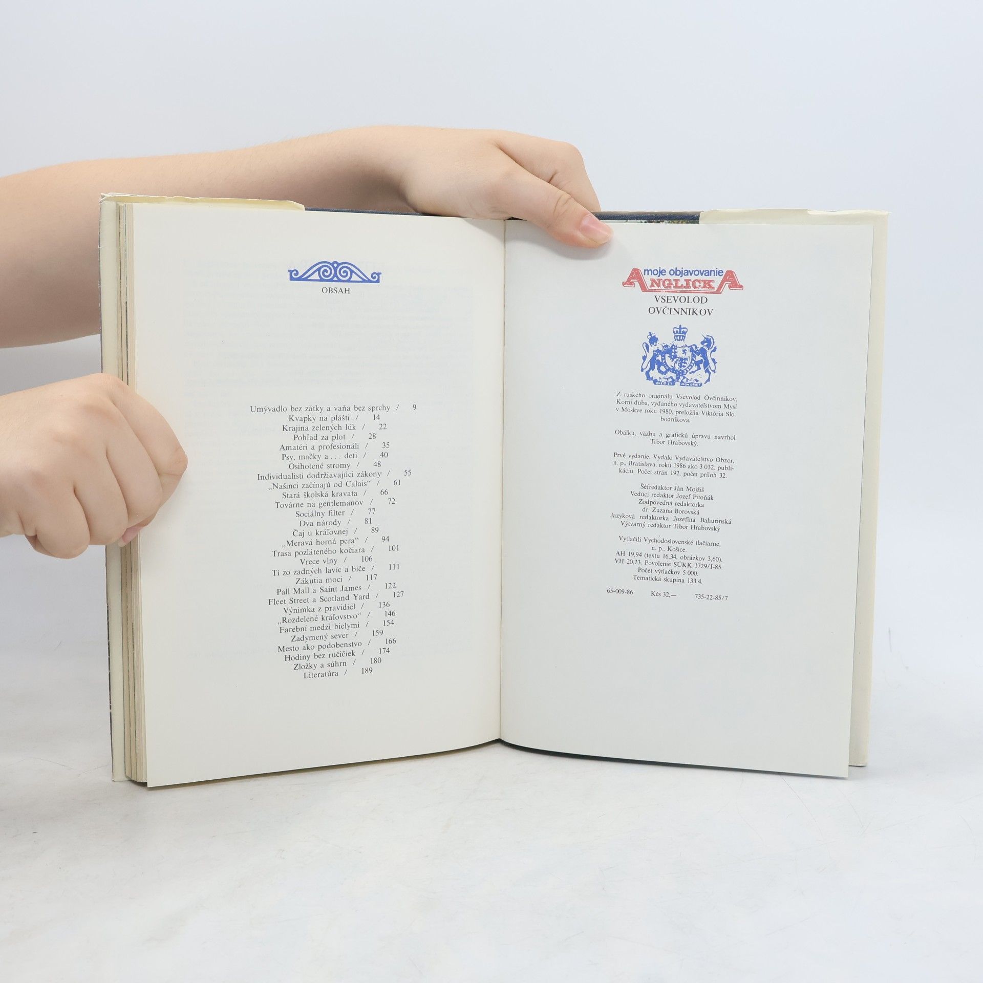 Vsevolod Vladimirovič Ovčinnikov Moje objavovanie Anglicka