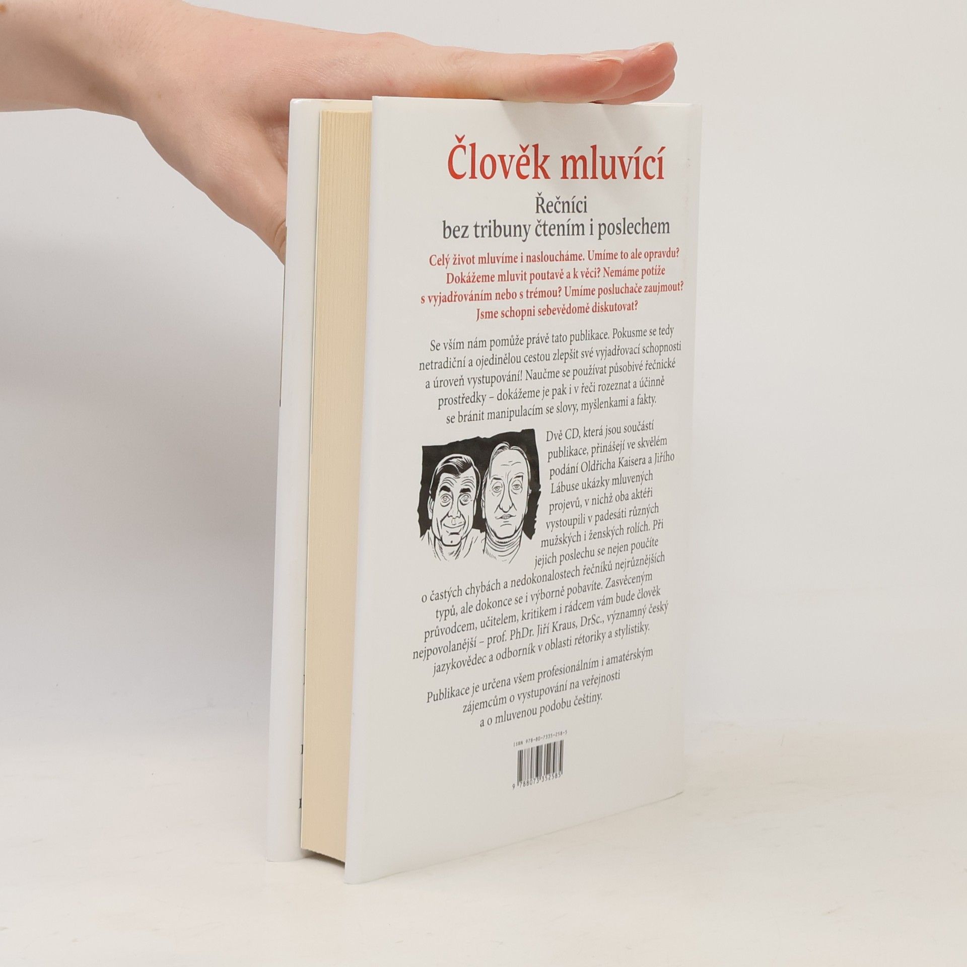 Jiří Kraus Člověk mluvící : řečníci bez tribuny čtením i poslechem