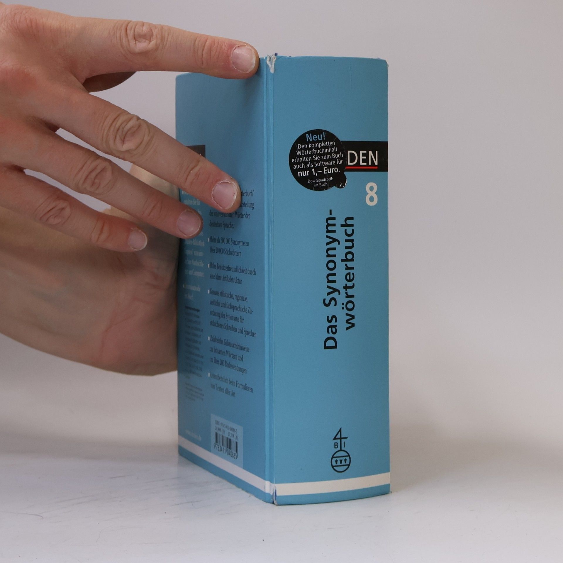 Autorenkollektiv Duden 8. Das Synonymwörterbuch. Ein Wörterbuch sinnverwandter Wörter