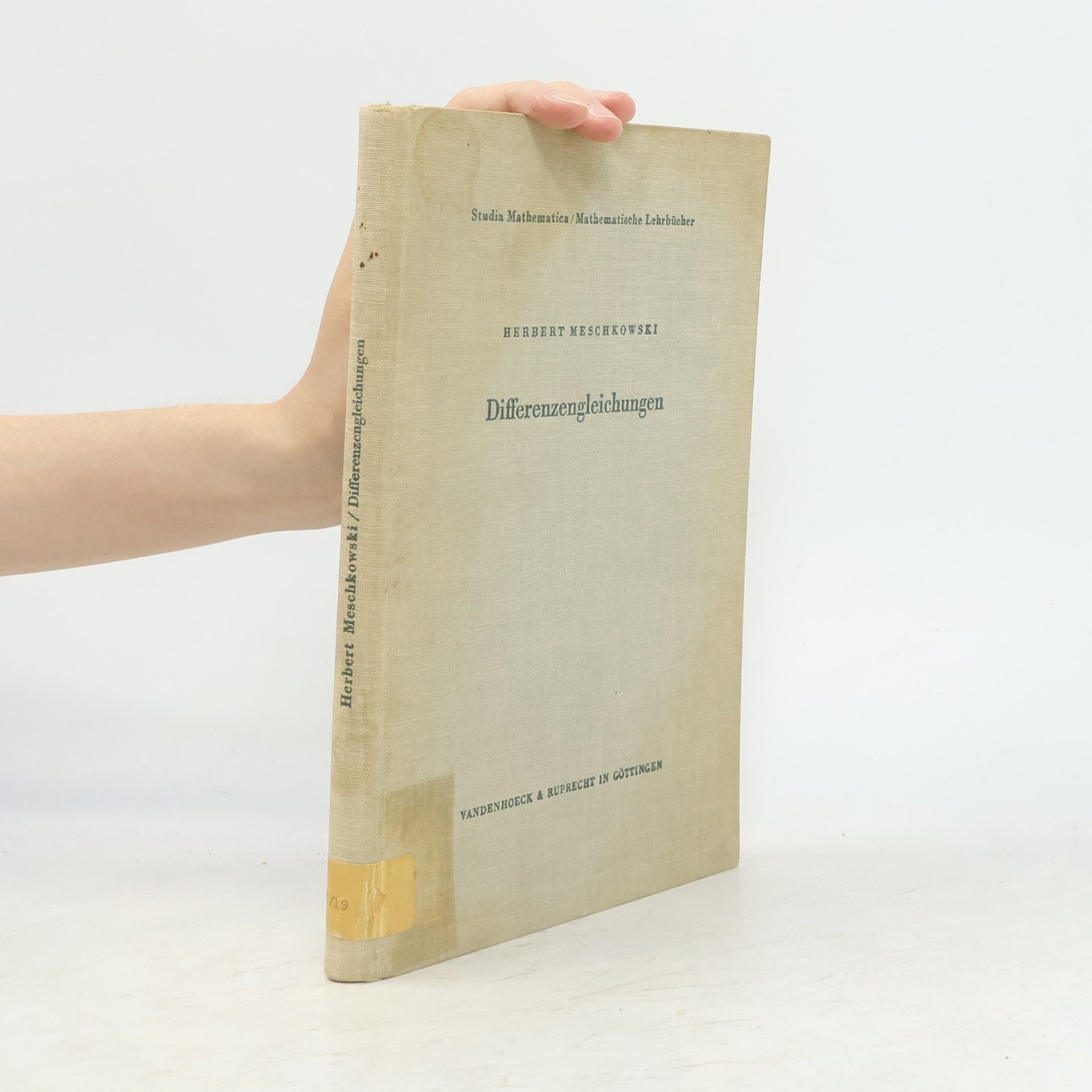 Herbert Meschkowski Differenzengleichungen
