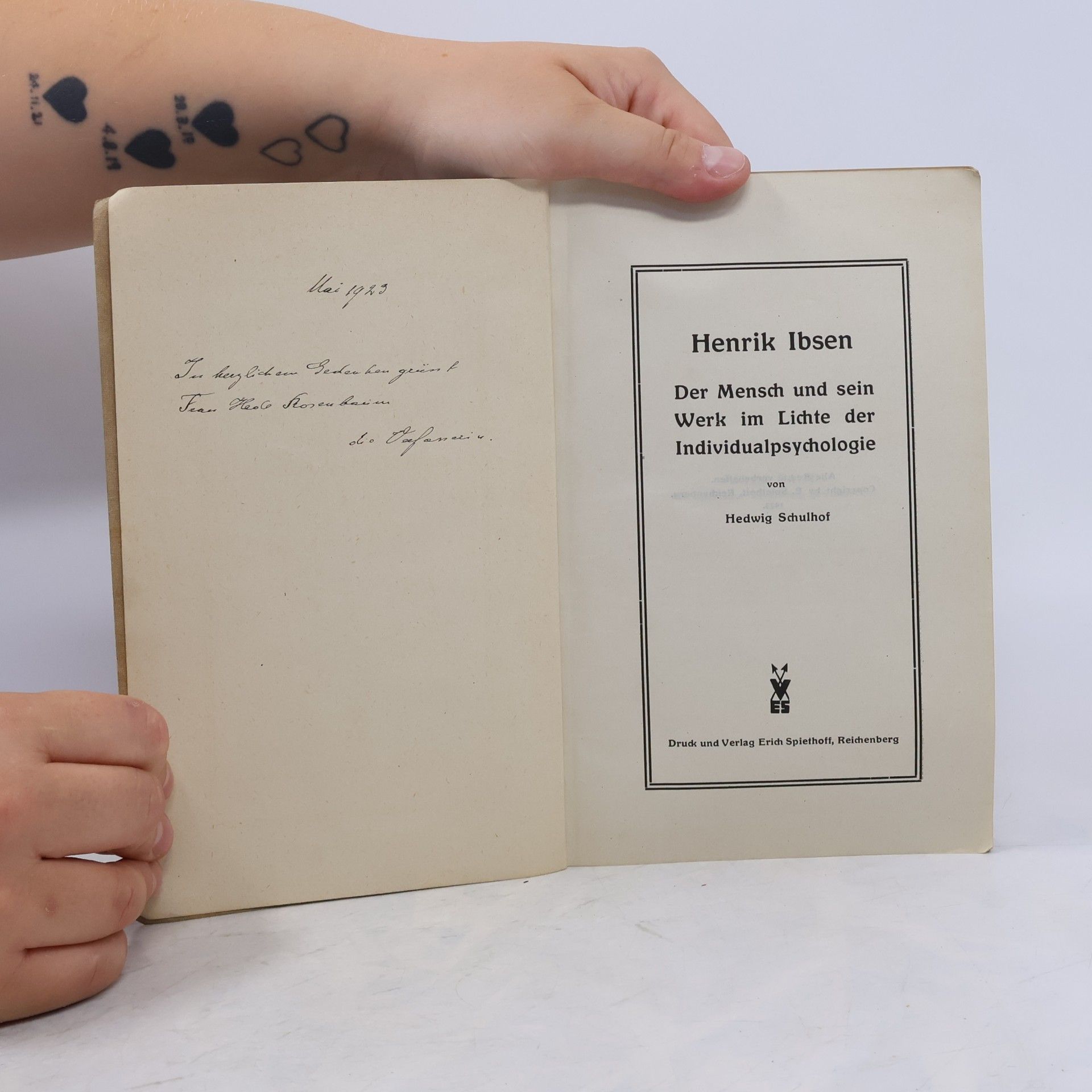 Henrik Ibsen Der Mensch und sein Werk im Lichte der Individualpsychologie