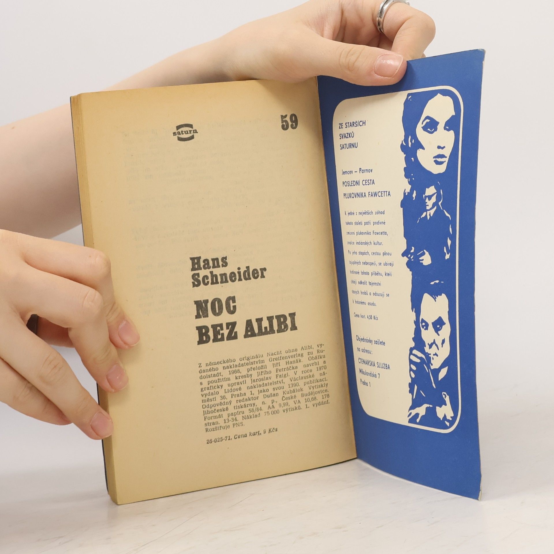 Hans Schneider Noc bez alibi