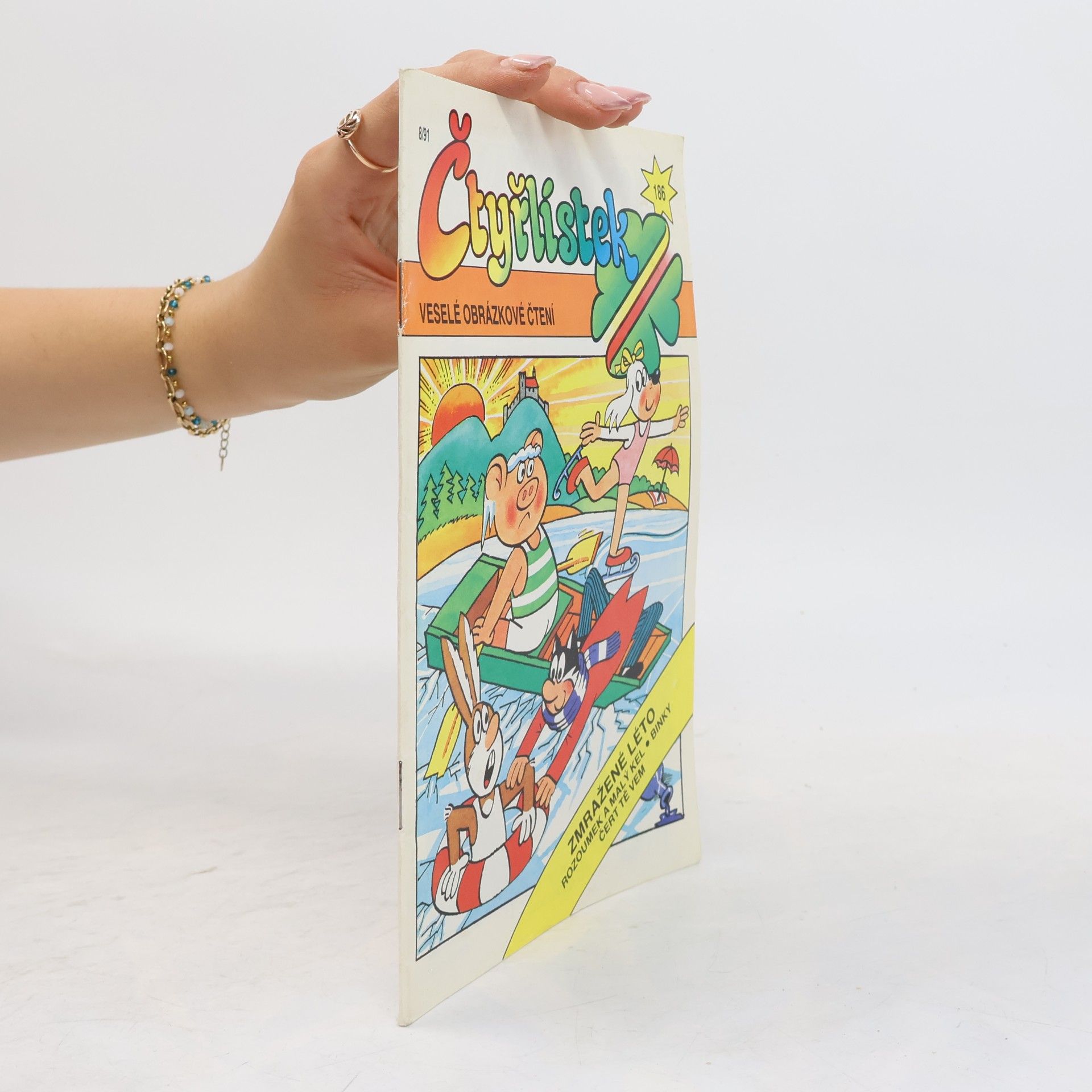 Kolektiv autorů Čtyřlístek 186, 8/1991