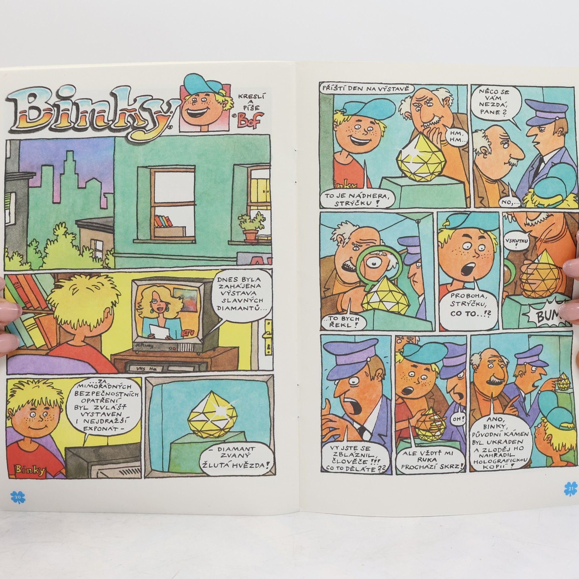 Collectif d'auteurs Čtyřlístek 186, 8/1991