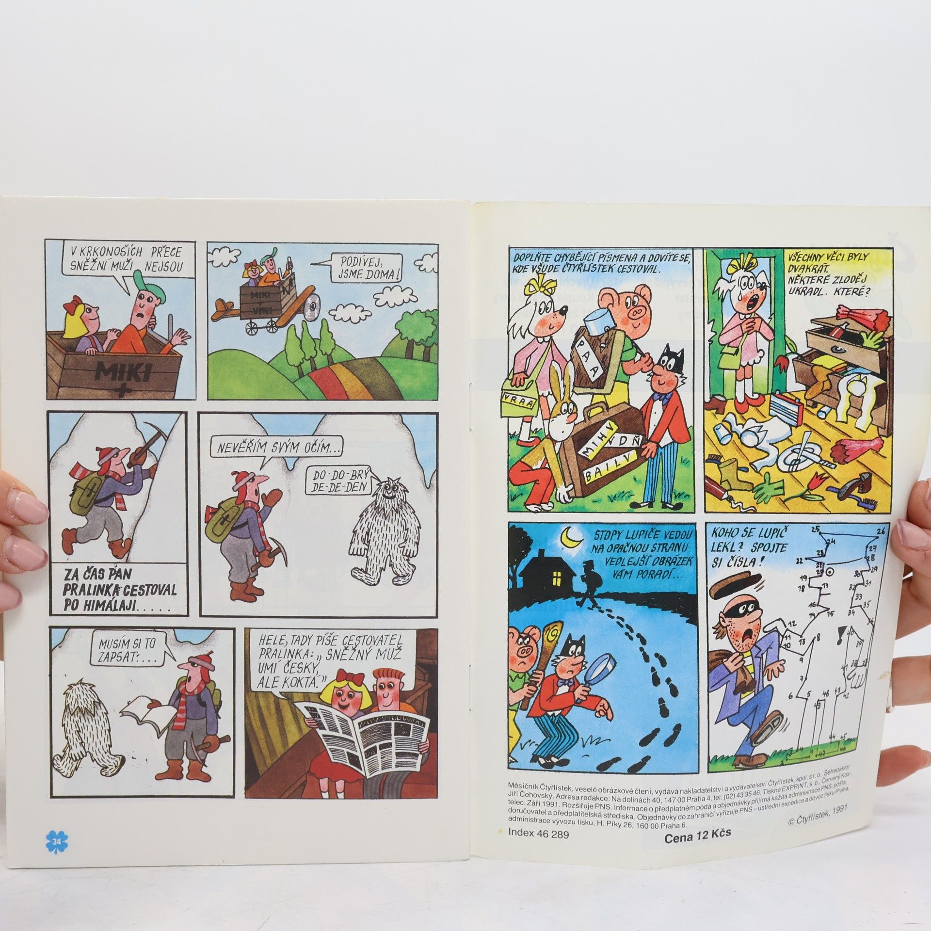 Various authors Čtyřlístek 187, 9/1991. Urychlovač růstu