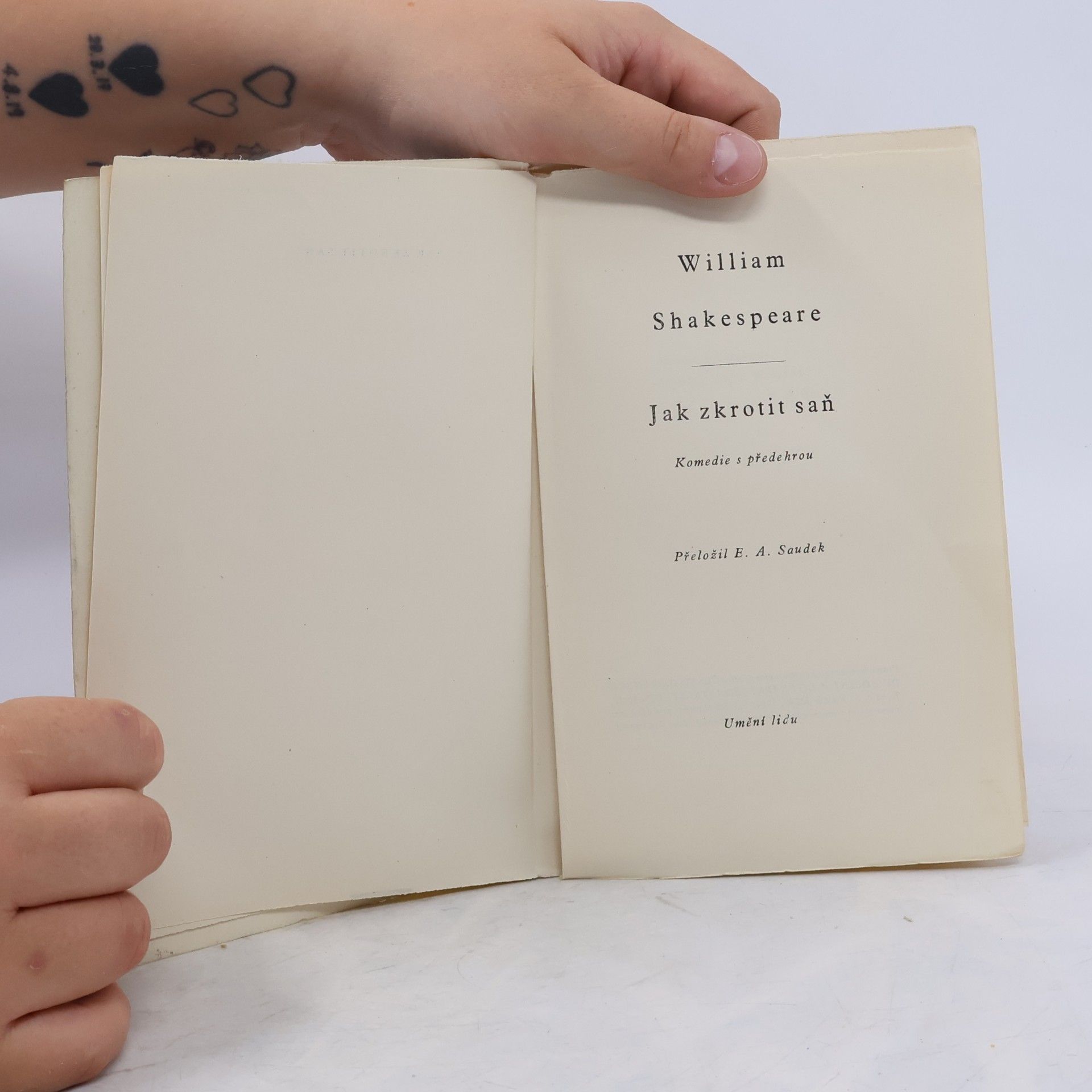 William Shakespeare Jak zkrotit saň