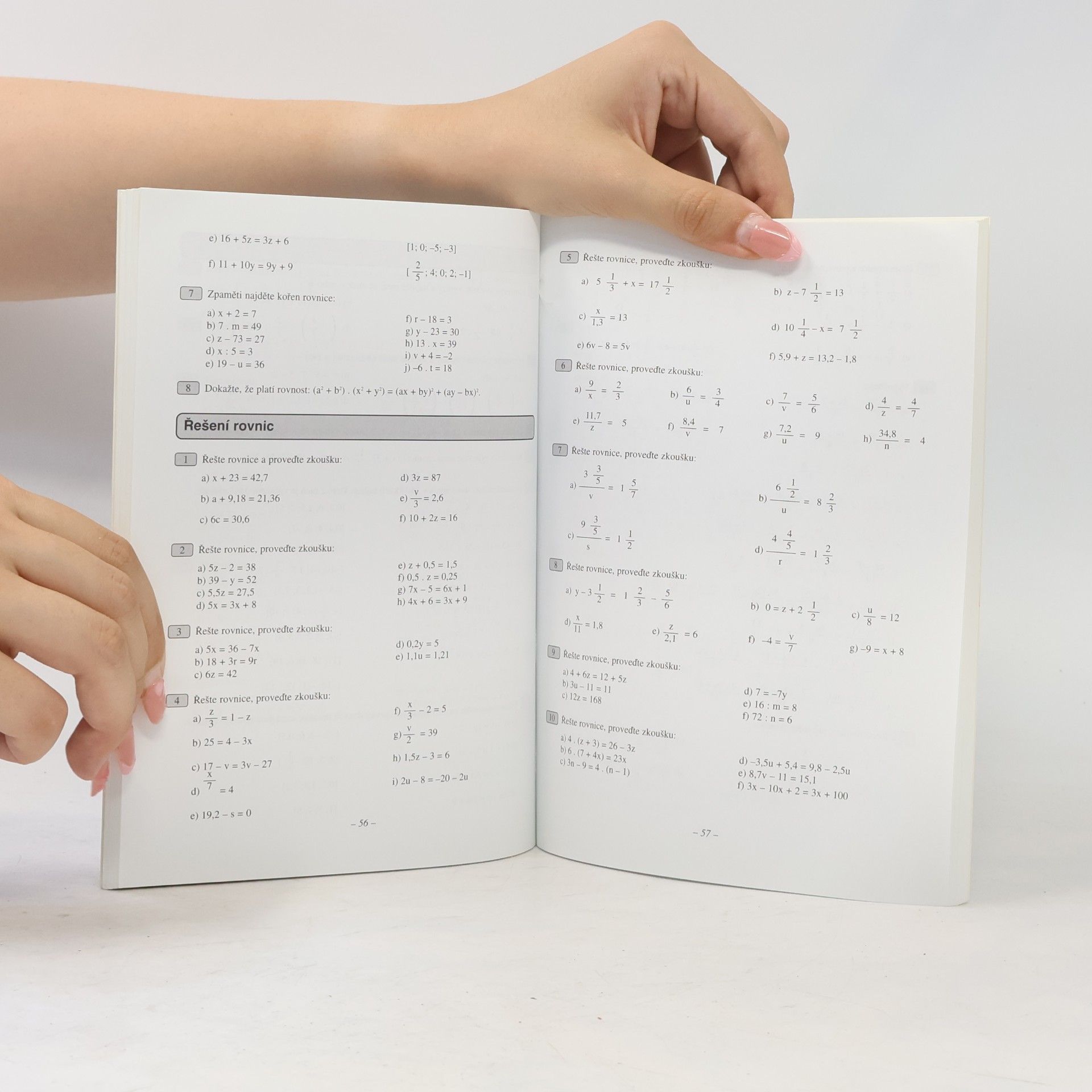 Emílie Ženatá Sbírka úloh z matematiky pro 8. ročník s klíčem