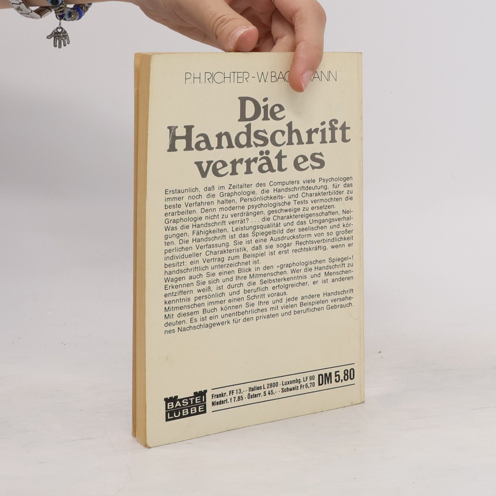 Paul H. Richter Die Handschrift verrät es