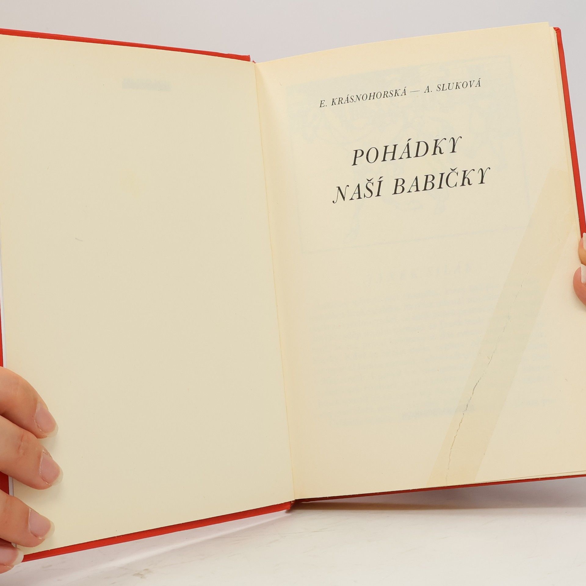 Eliška Krásnohorská Pohádky naší babičky