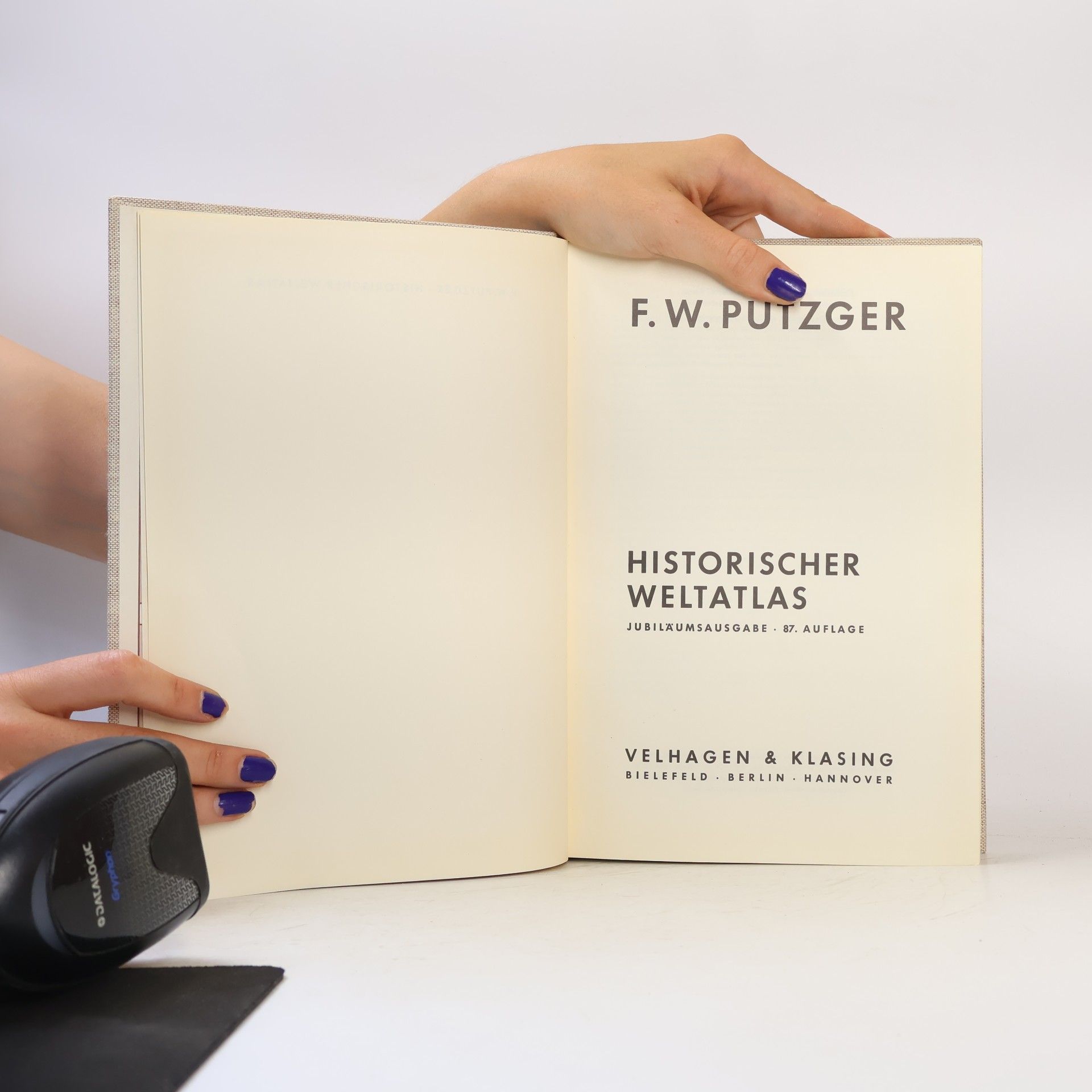 Friedrich Wilhelm Putzger Historischer Weltatlas. Jubiläumsausgabe