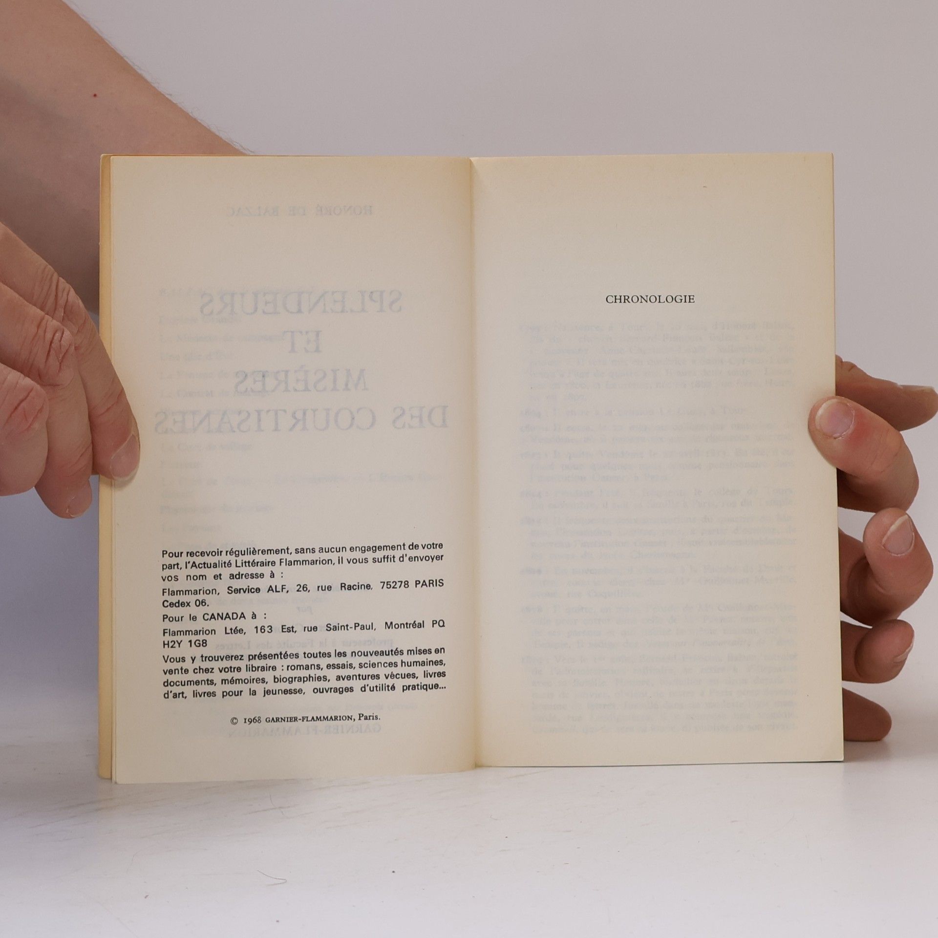 Honoré de Balzac Splendeurs et misères des courtisanes