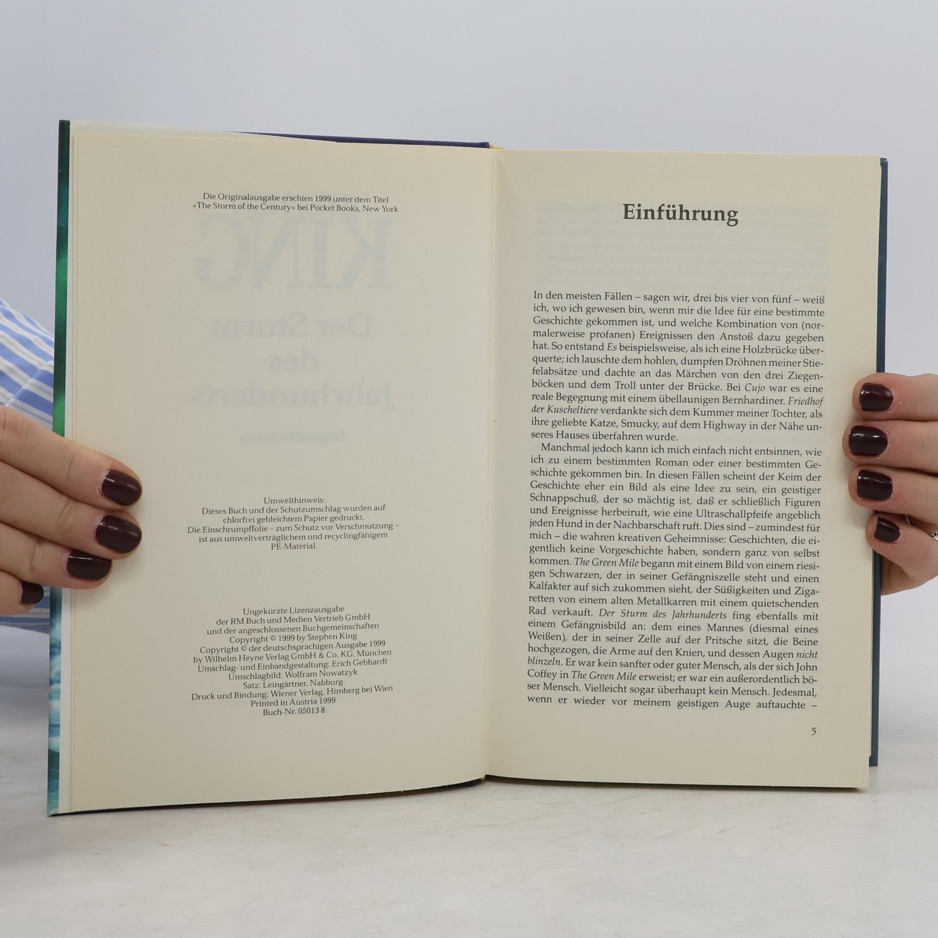 Stephen King Der Sturm des Jahrhunderts