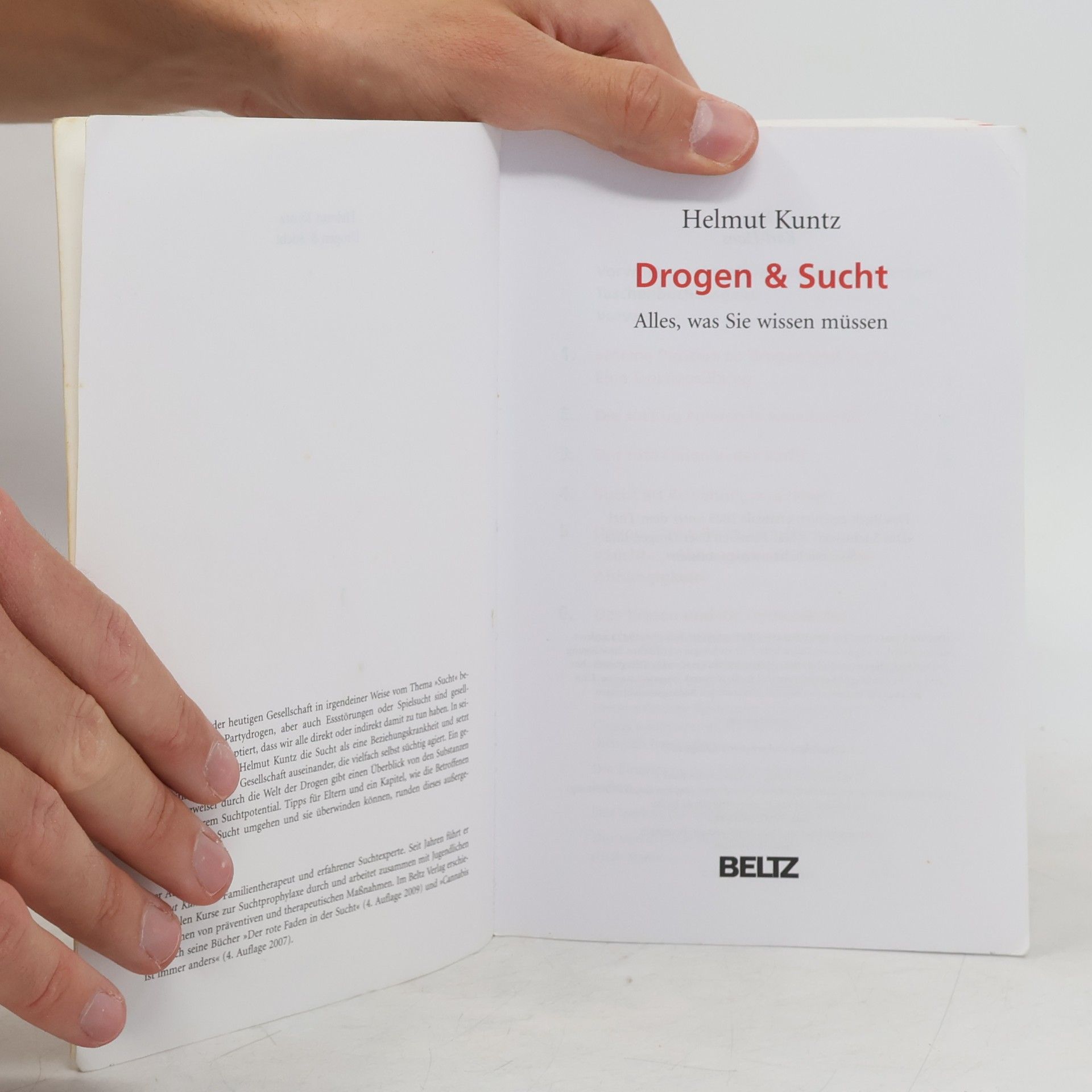 Helmut Kuntz Drogen & Sucht