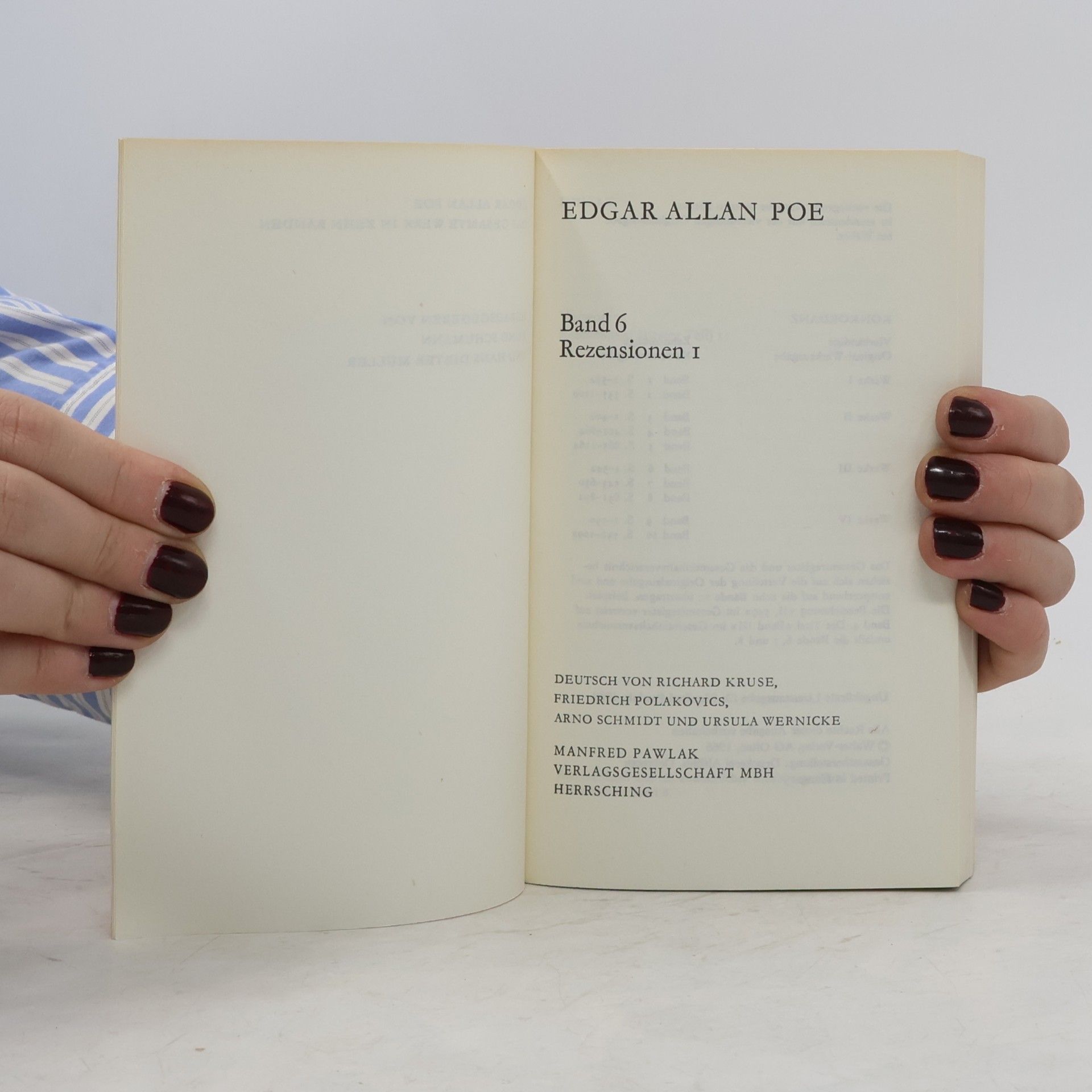 Edgar Allan Poe E. A. Poe. Band 6