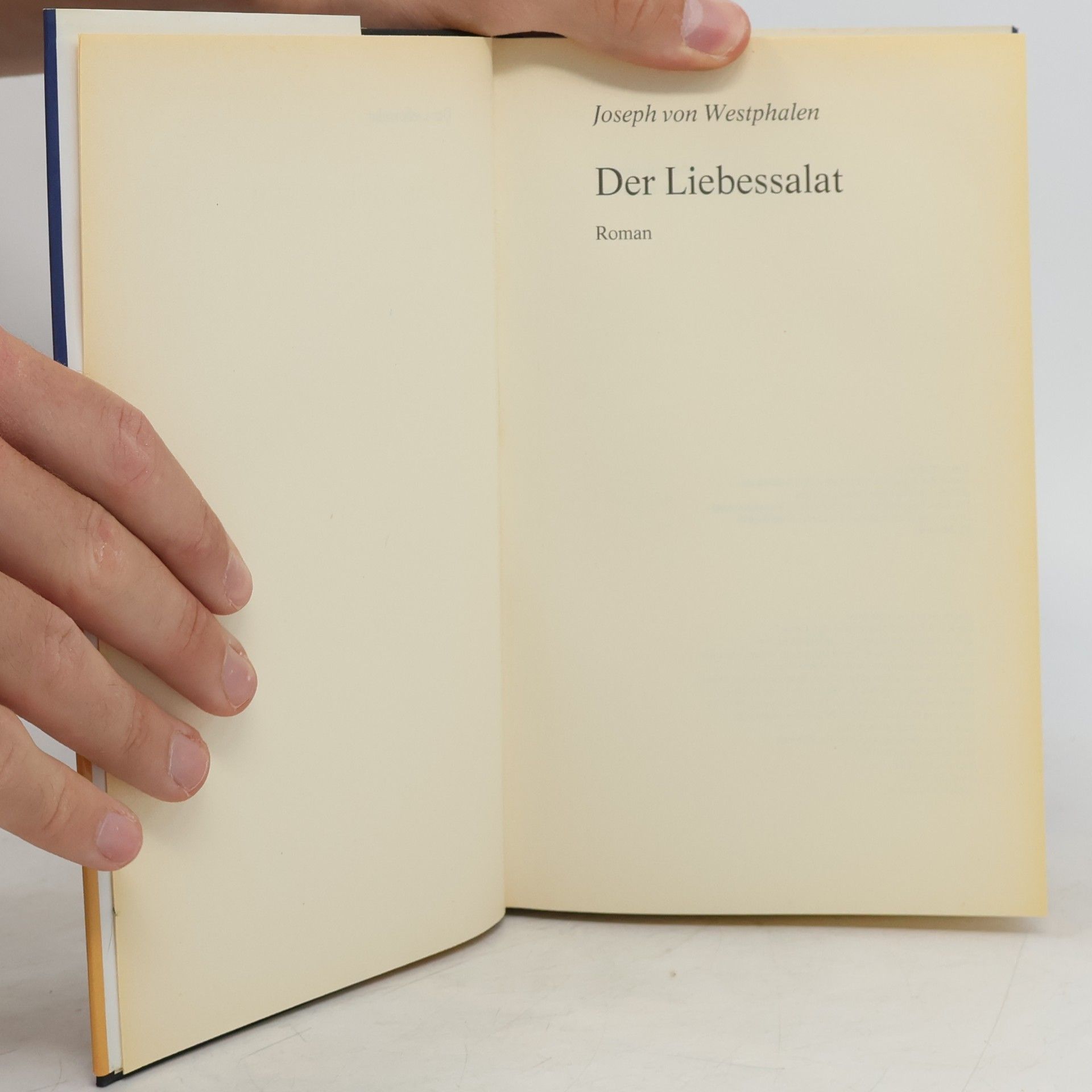 Joseph von Westphalen Der Liebessalat