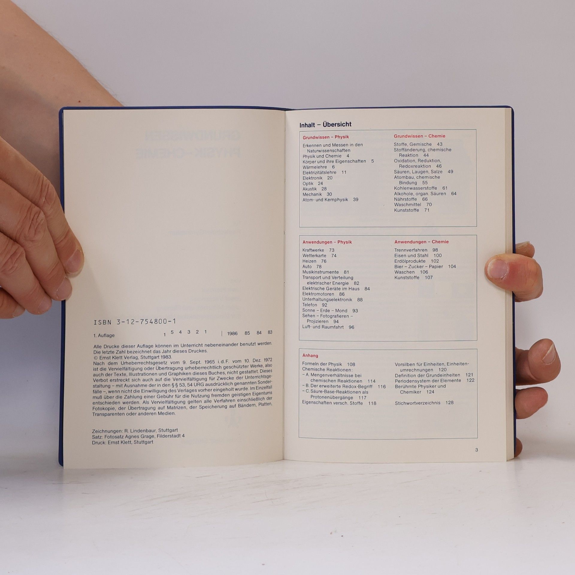 Grundwissen Physik + Chemie. Ausgabe für Gymnasium /Sekundarstufe I, Realschule
