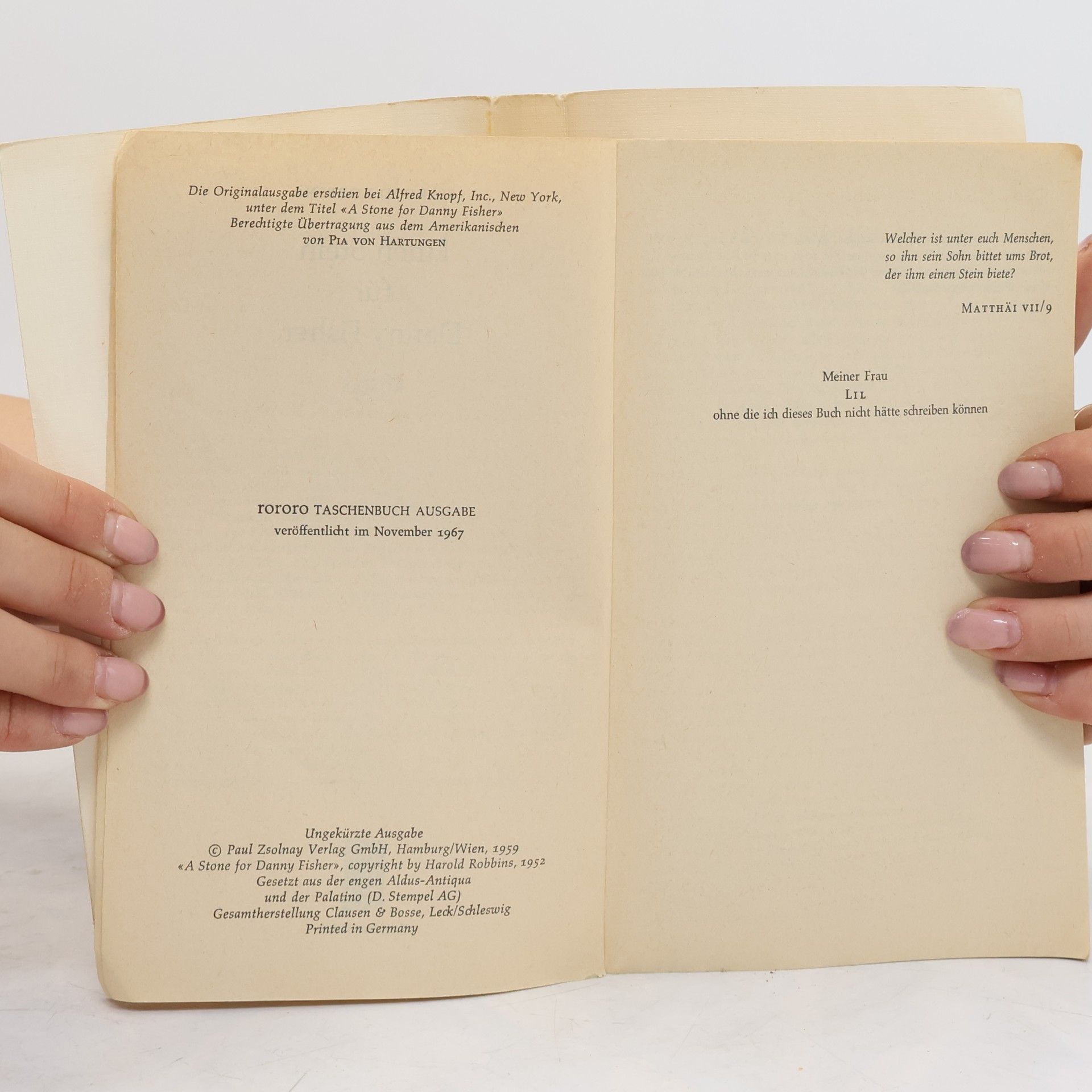 Harold Robbins Einen Stein für Danny Fisher