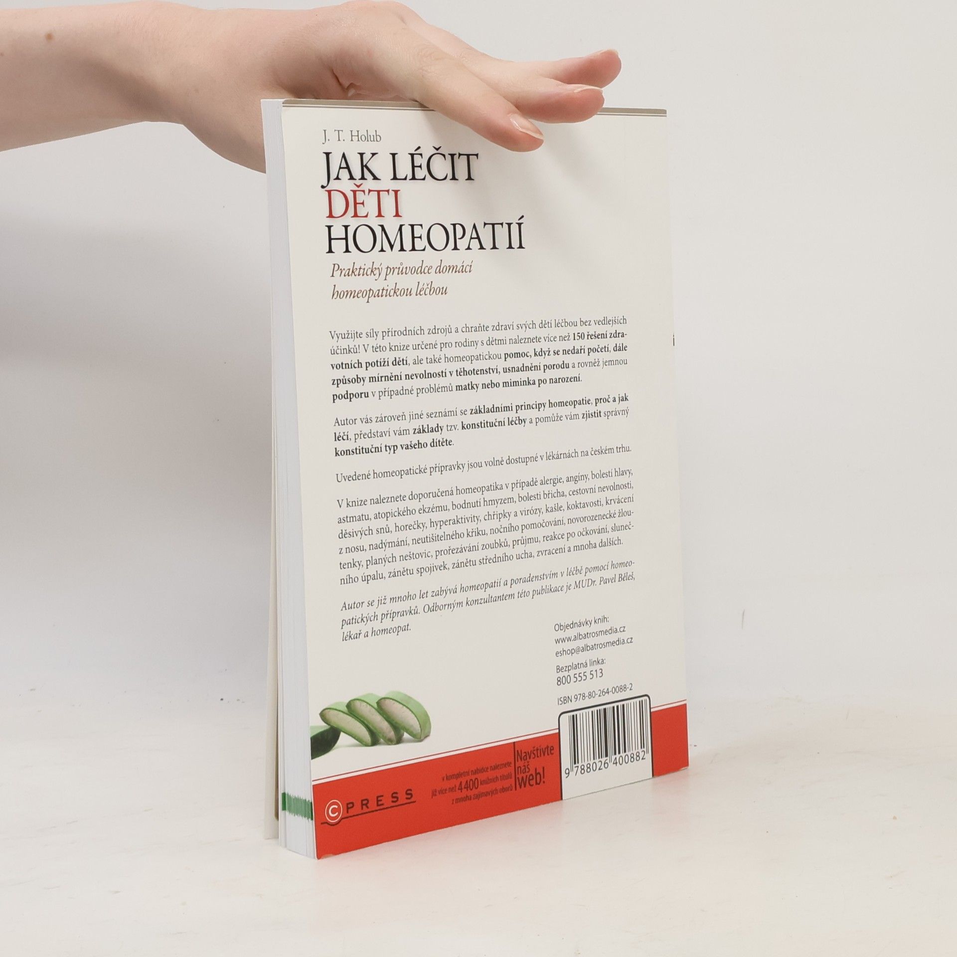 J. T. Holub Jak léčit děti homeopatií