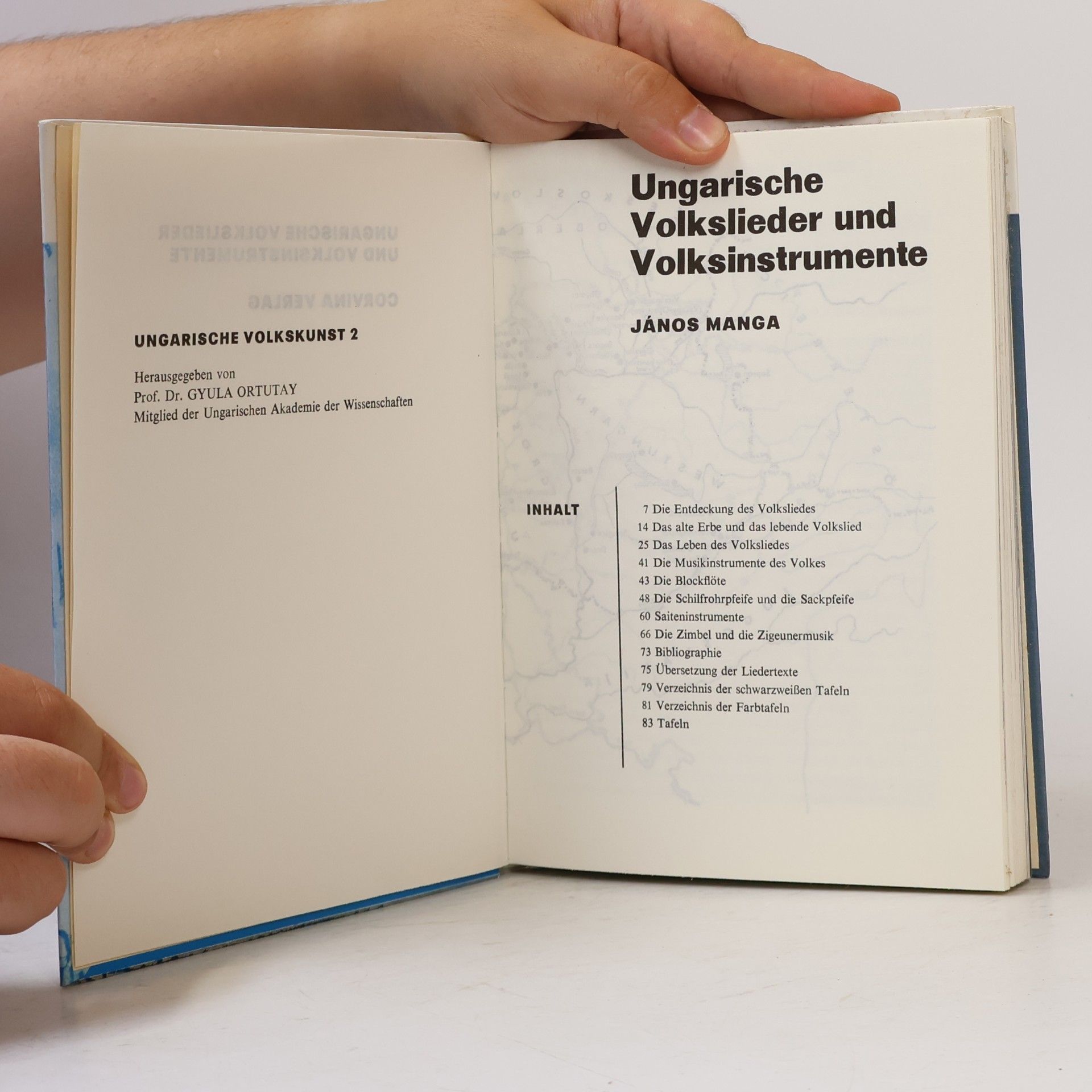 János Manga Ungarische Volkslieder und Volksinstrumente