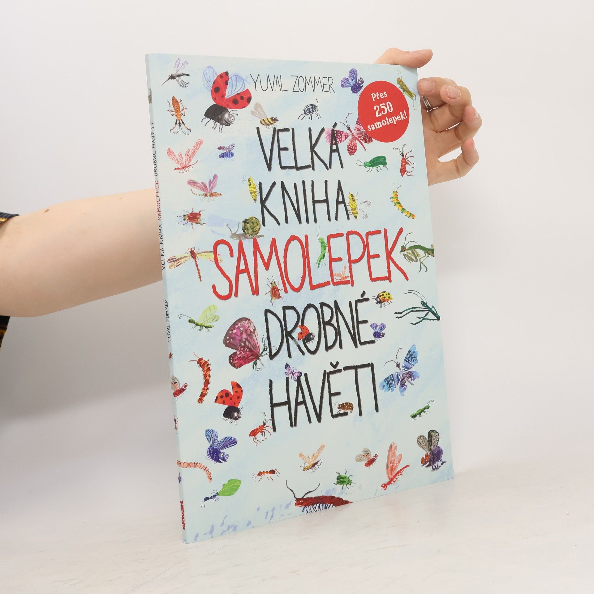 Yuval Zommer Velká kniha samolepek drobné havěti
