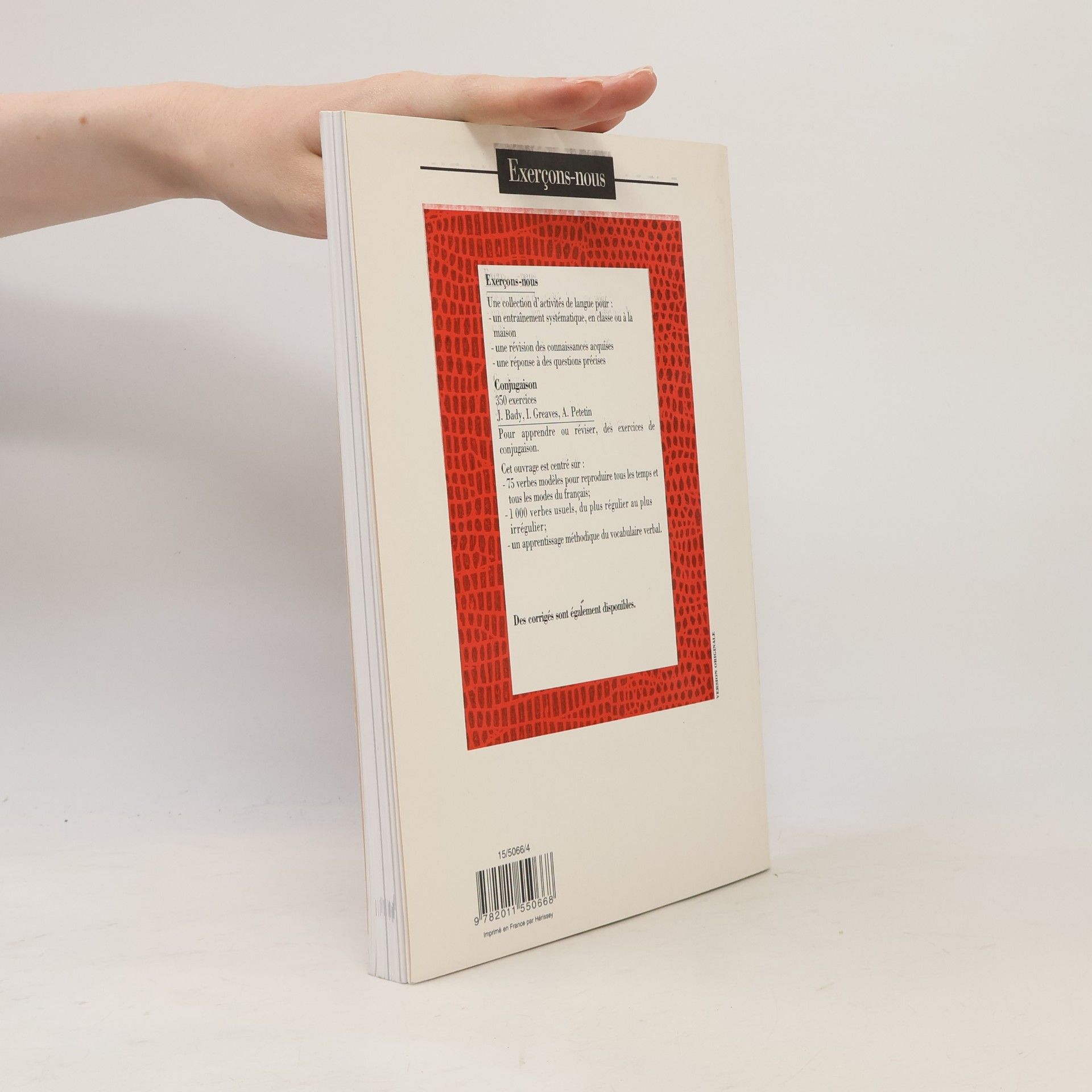 Kolektiv autorů Conjugaison : 350 exercices, Corrigés