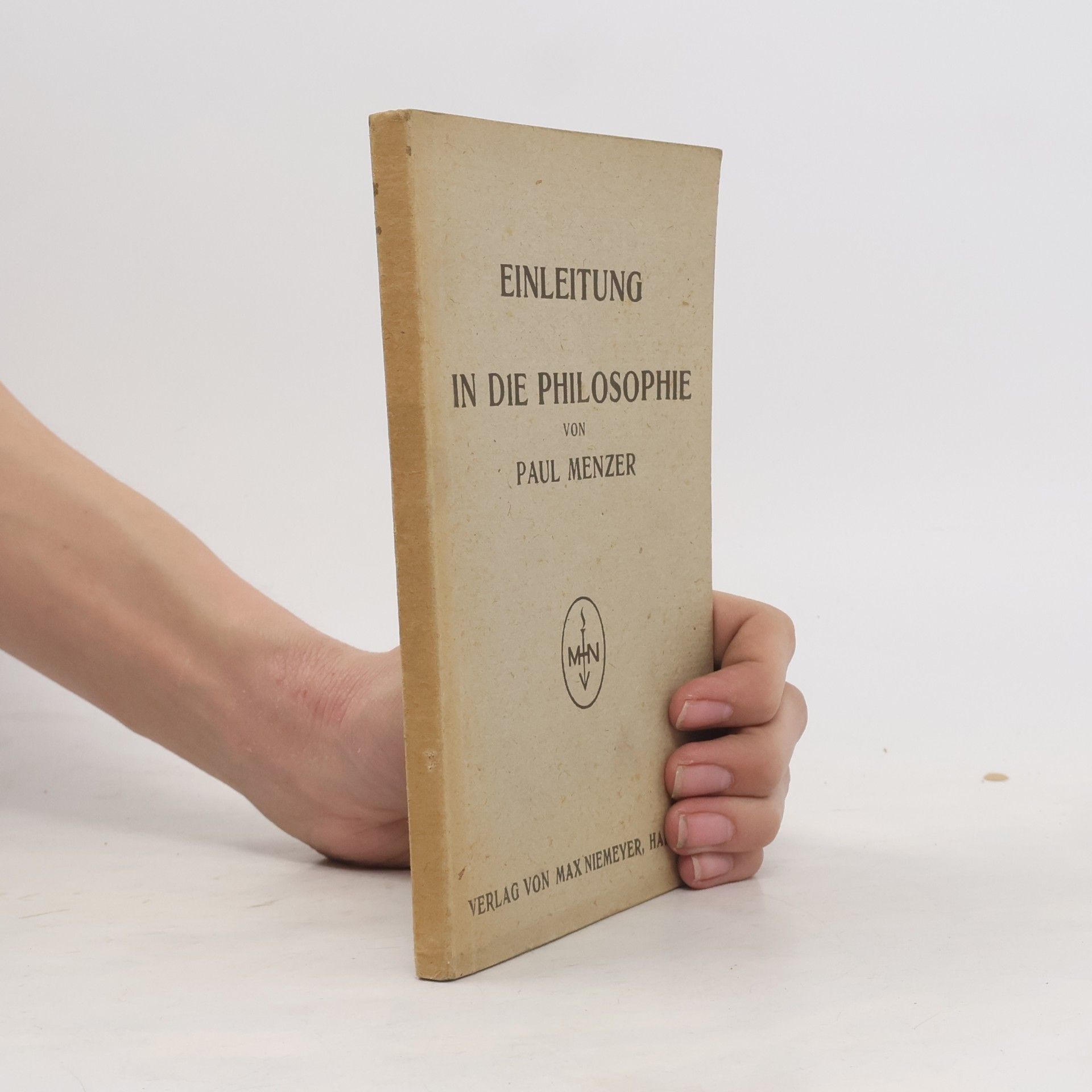 Paul Menzer Einleitung in die Philosophie