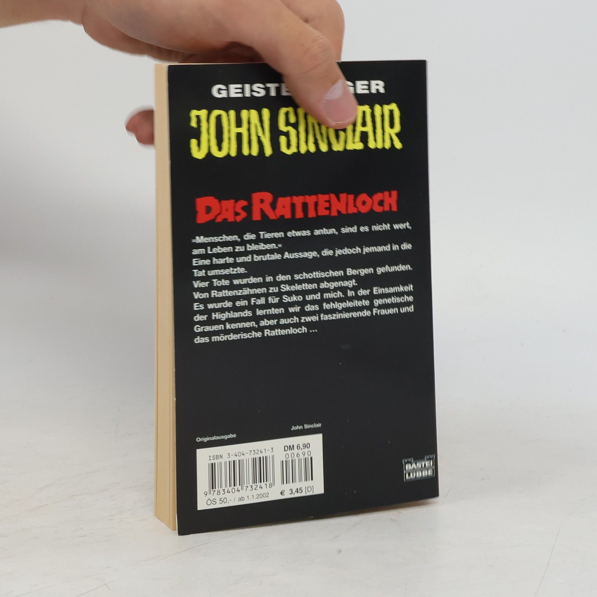 Jason Dark Das Rattenloch. Horror-Roman