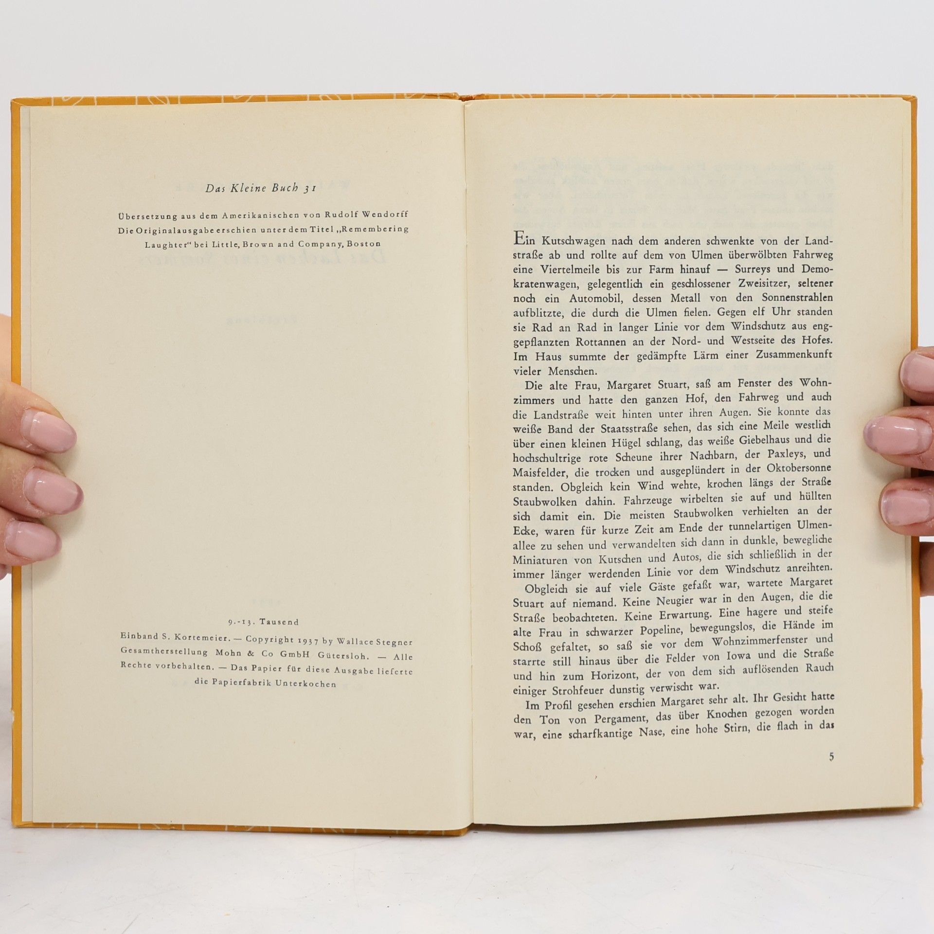 Wallace Stegner Das Lachen eines Sommers