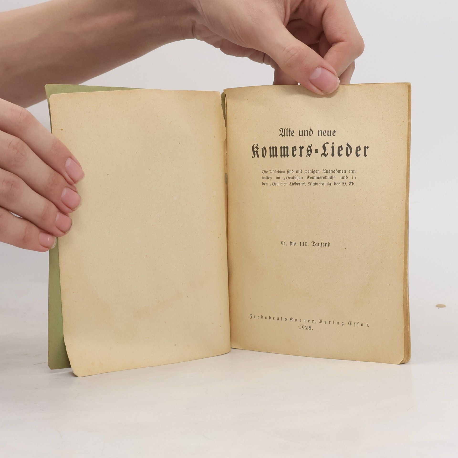 Autorenkollektiv Alte und neue Kommerslieder