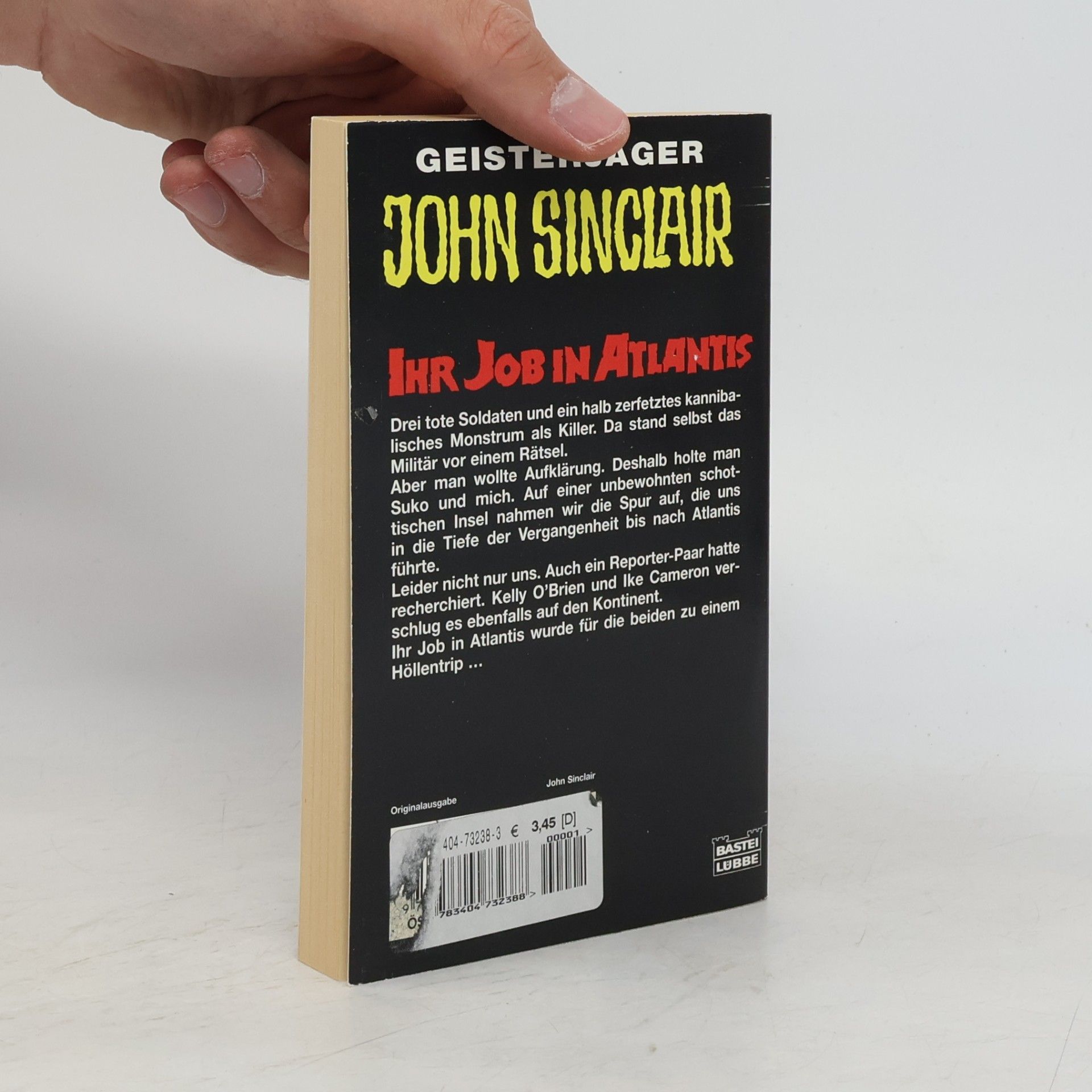 Jason Dark Geisterjäger John Sinclair, Ihr Job in Atlantis. Horror-Roman