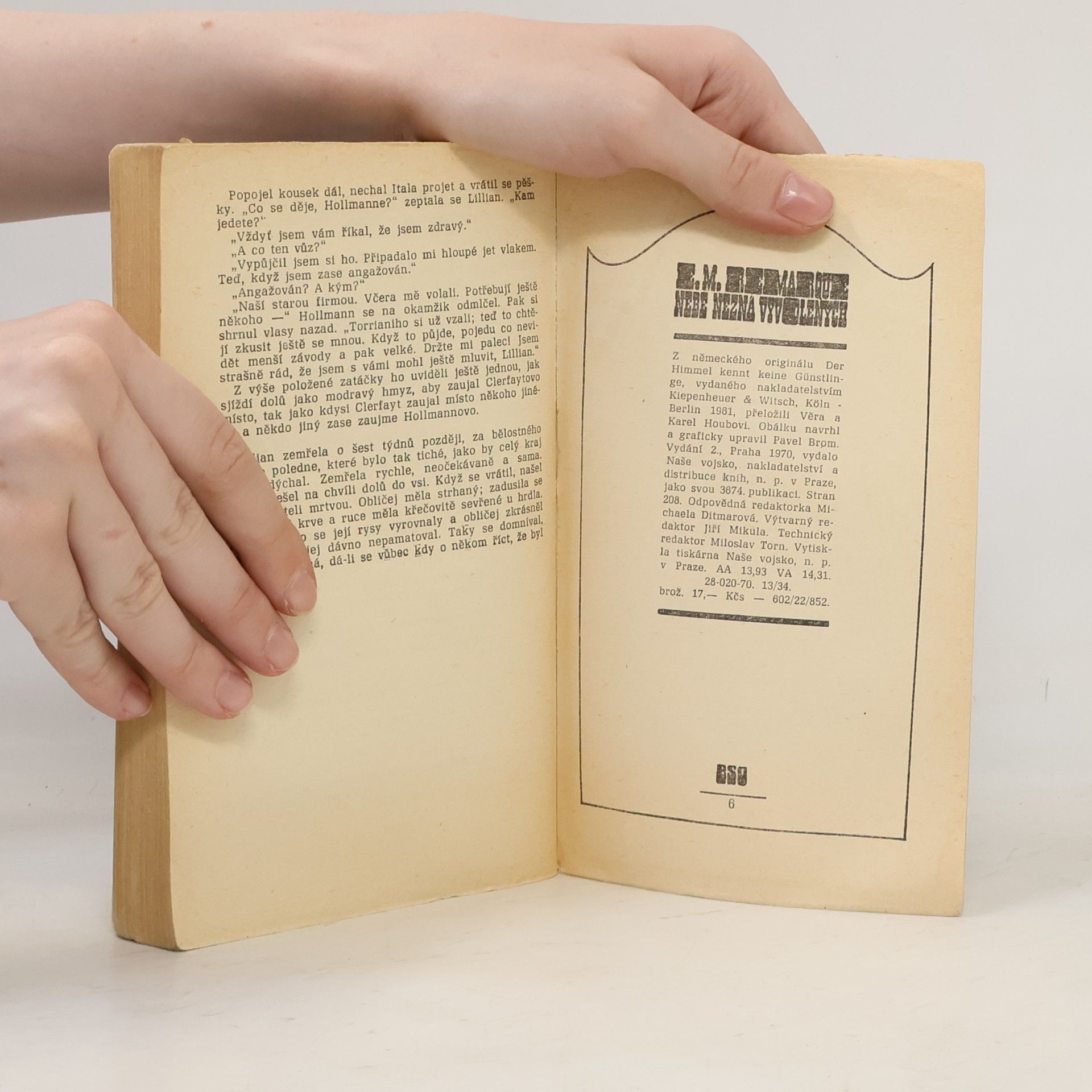 Erich Maria Remarque Nebe nezná vyvolených