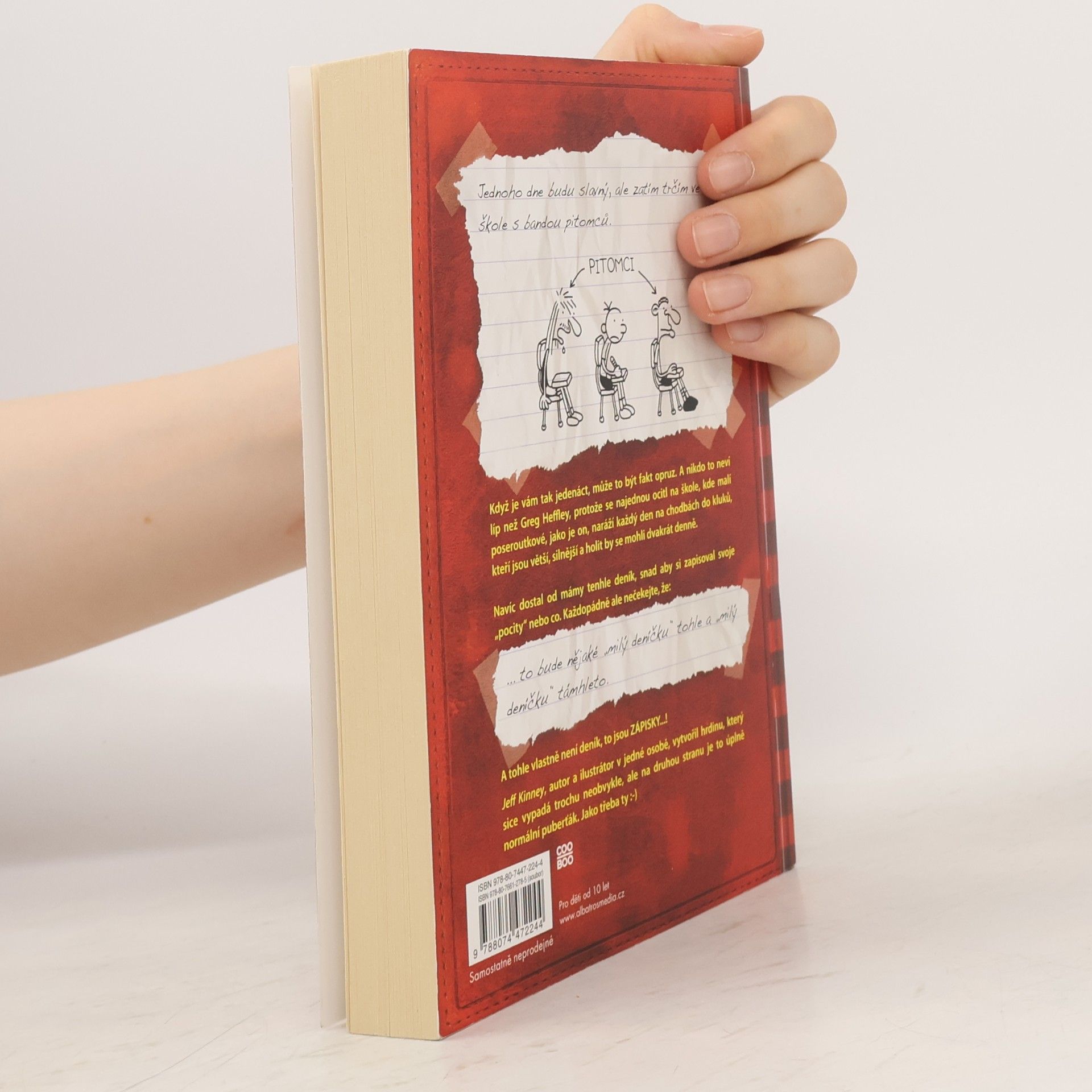 Jeff Kinney Deník malého poseroutky 1